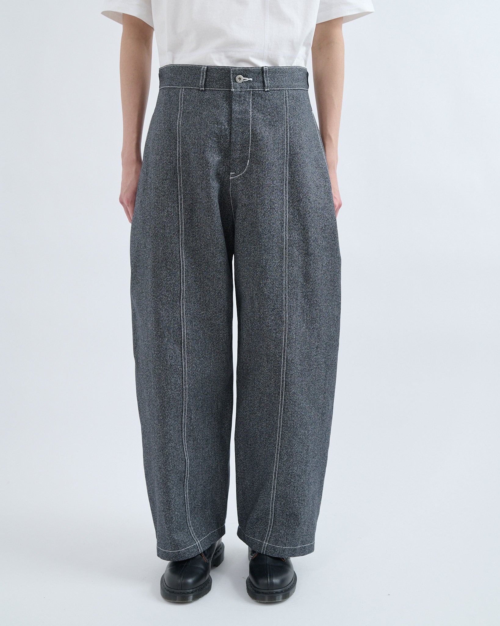 AW26 Welt Trouser Denim (Unisex) - Salt and Pepper