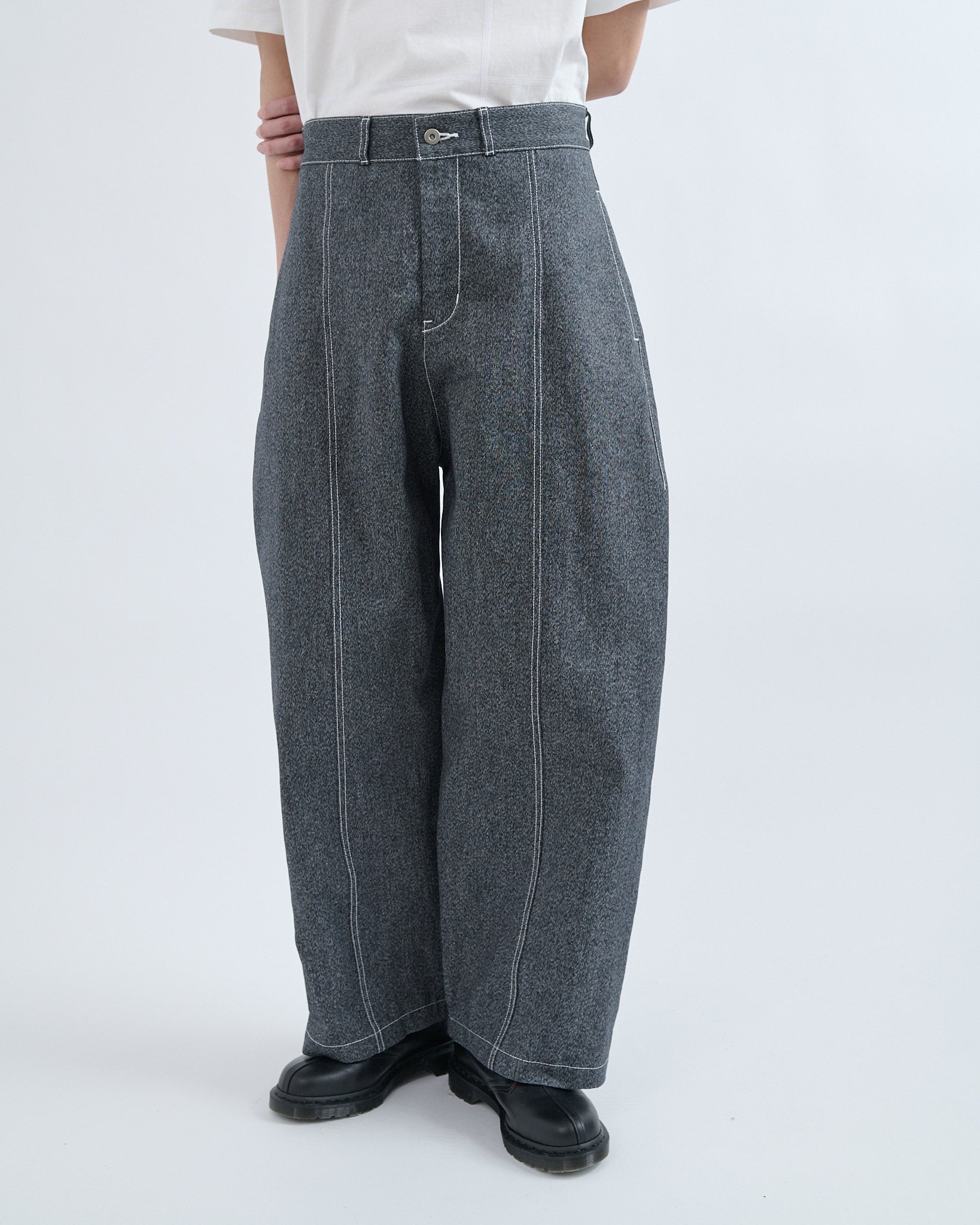 AW26 Welt Trouser Denim (Unisex) - Salt and Pepper