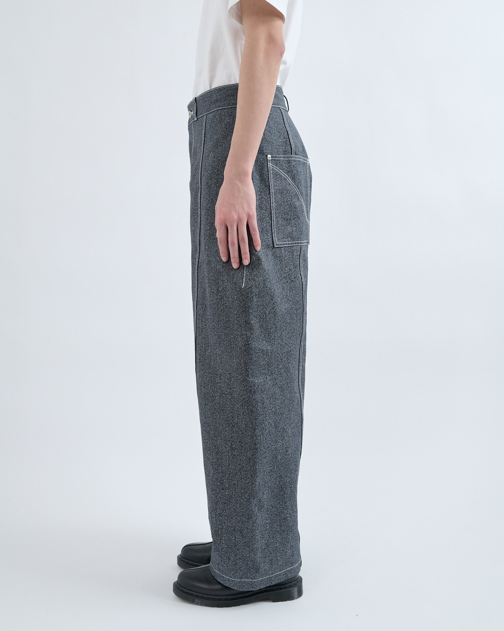 AW26 Welt Trouser Denim (Unisex) - Salt and Pepper