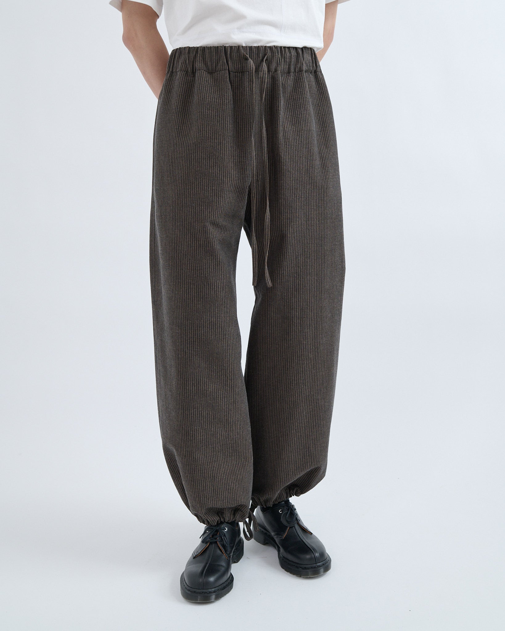 Siesta Trouser - Brown/Navy Stripe