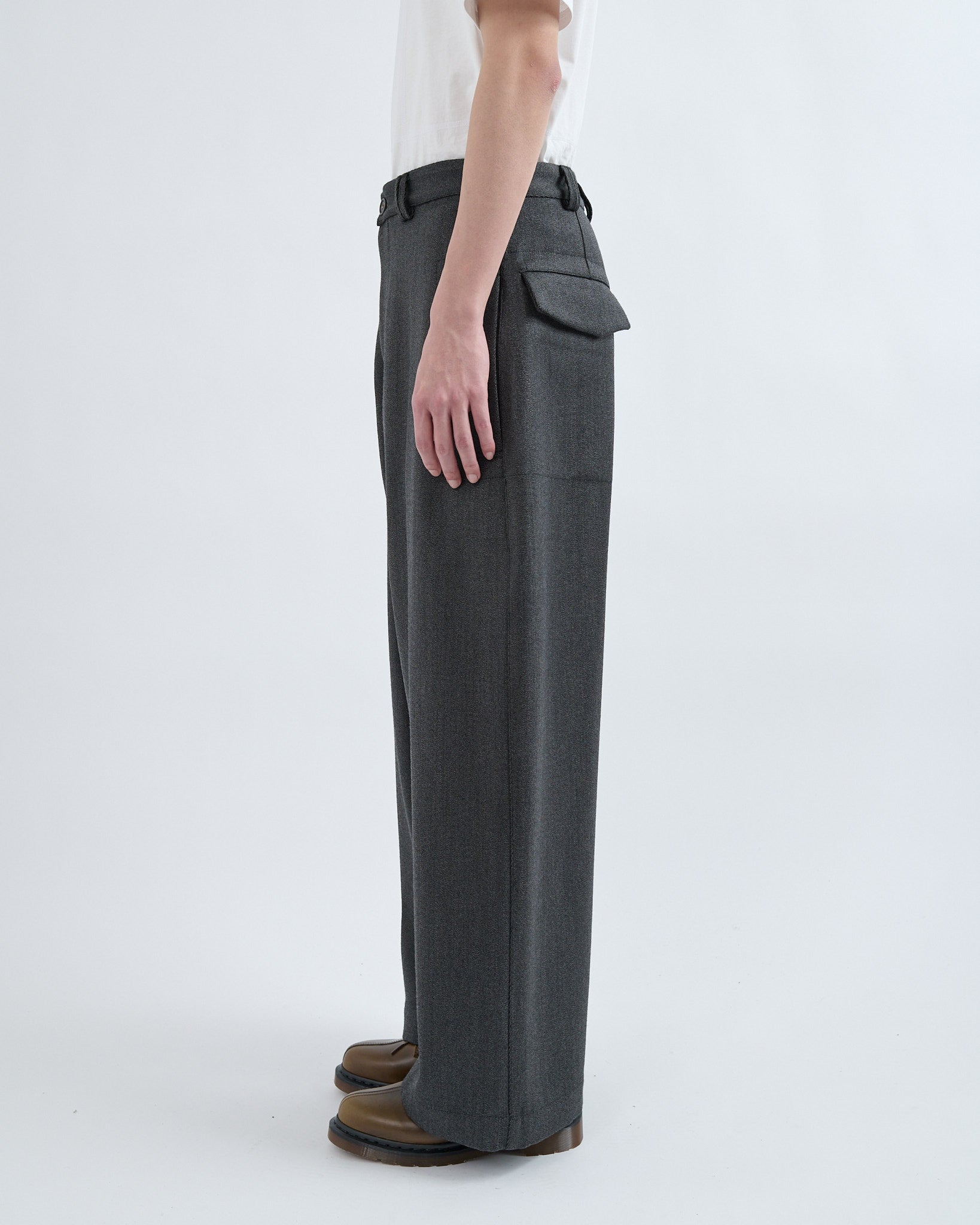 AW26 Bebington Trouser - Grey Blue