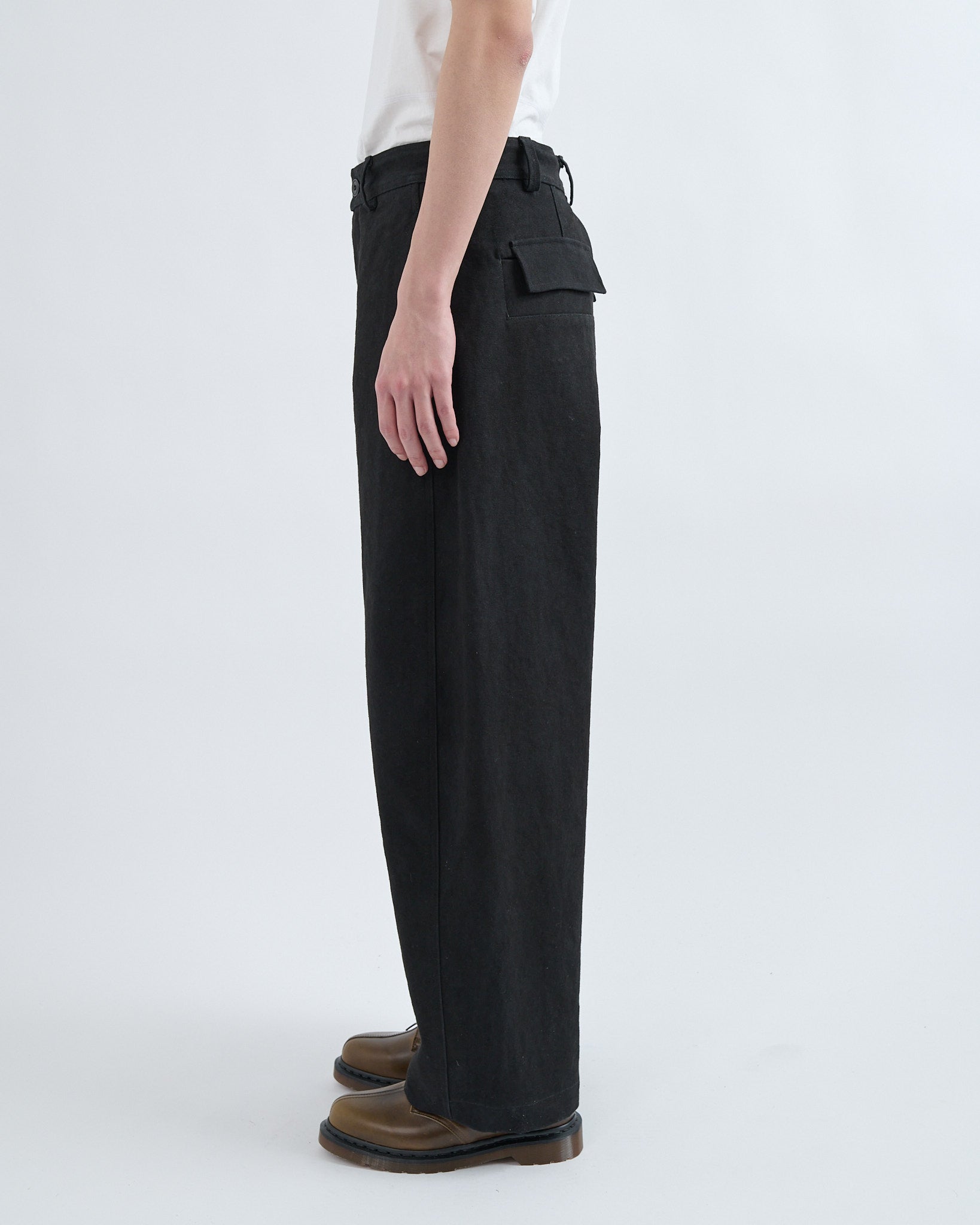 Mainichi Trouser (Unisex) - Canvas Black