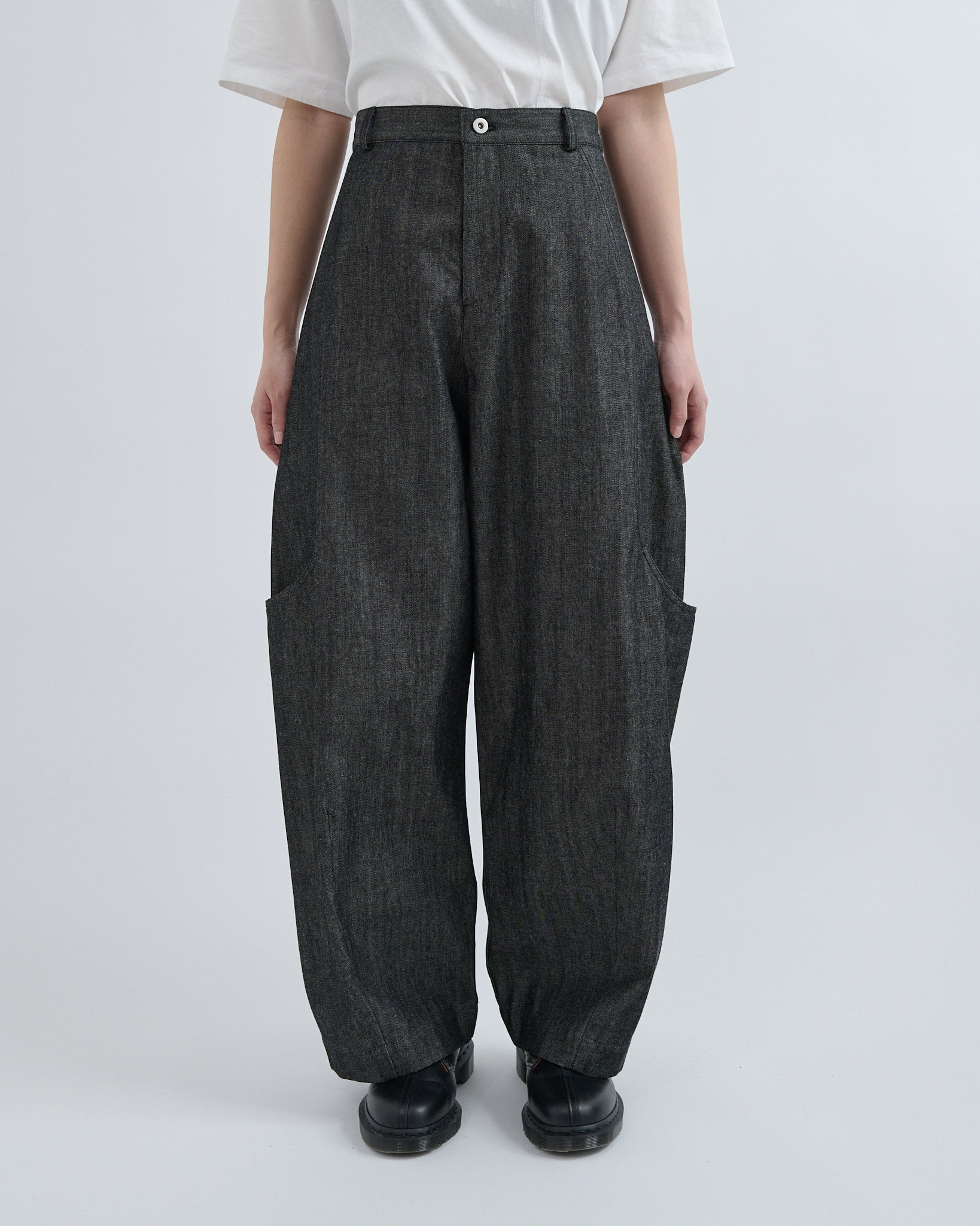 Malay Trouser Denim - Raw Black