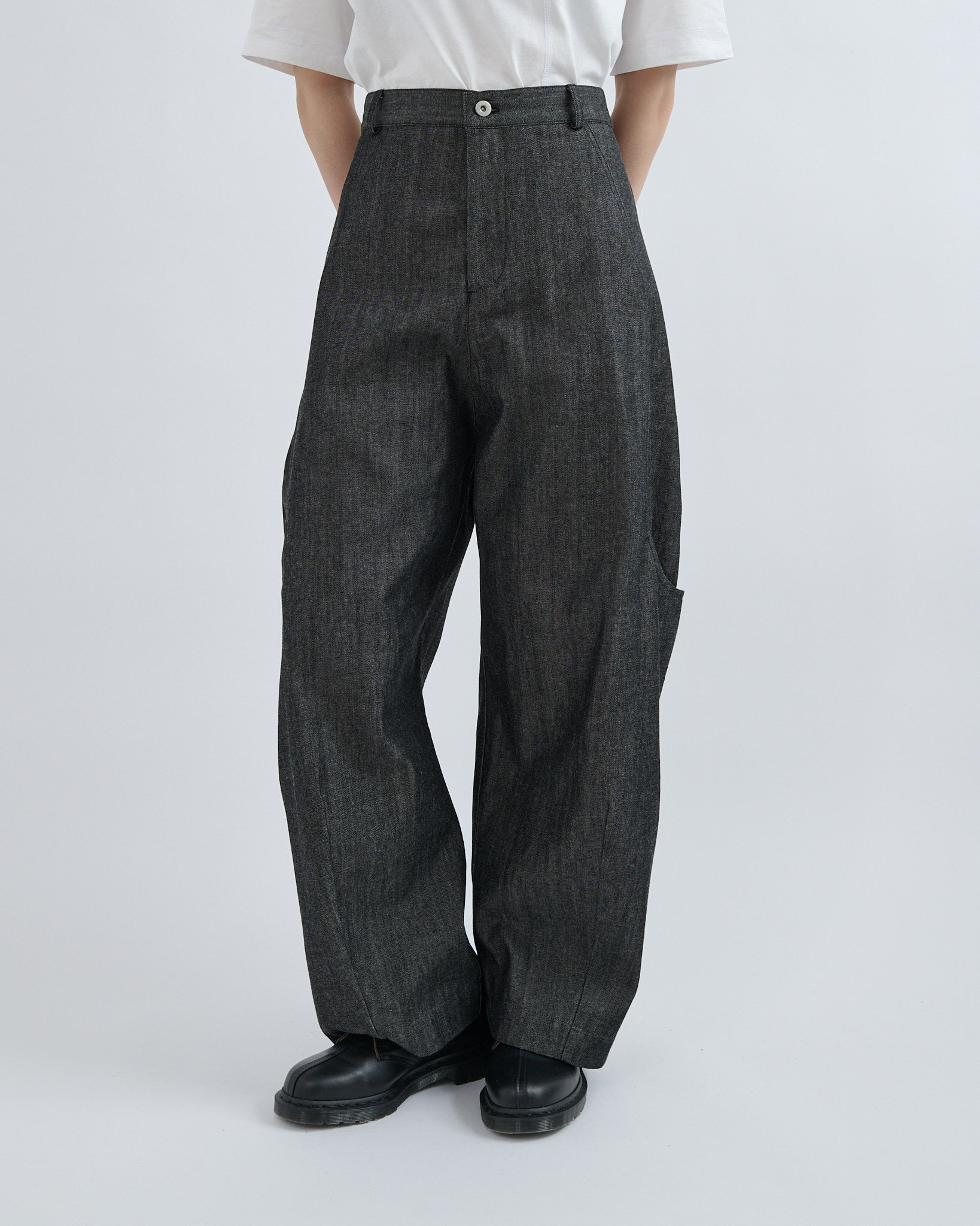 Malay Trouser Denim - Raw Black