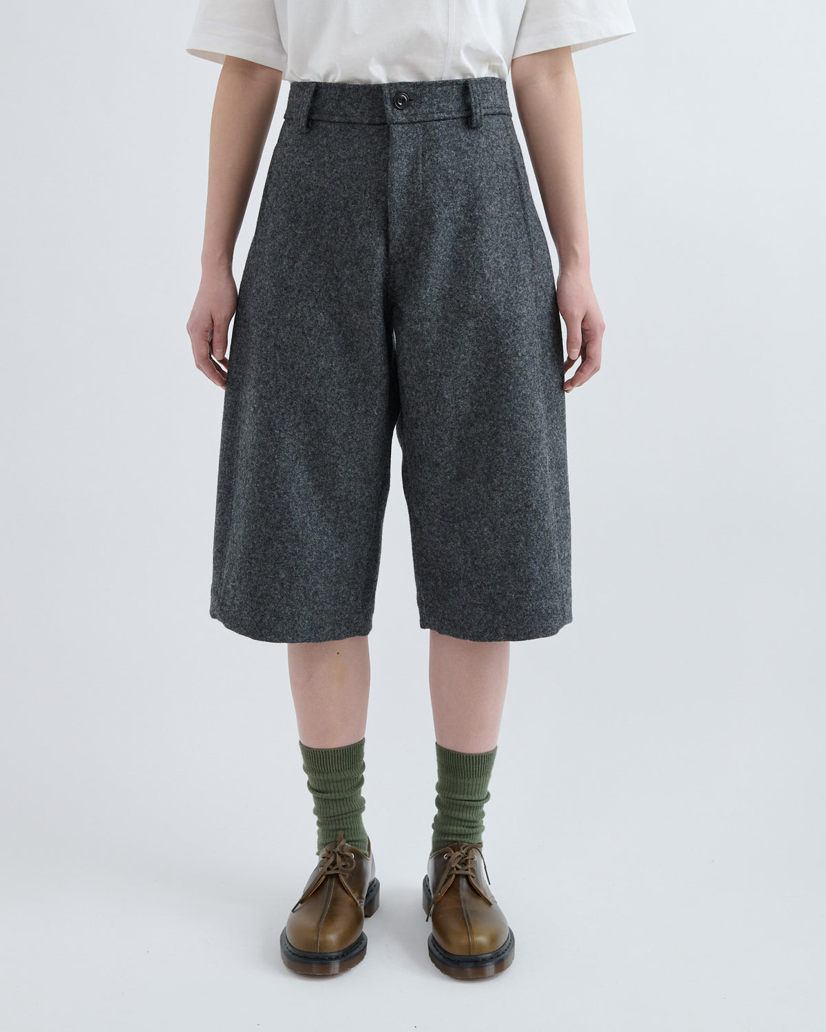 Mainichi Shorts Wool - Dark Grey