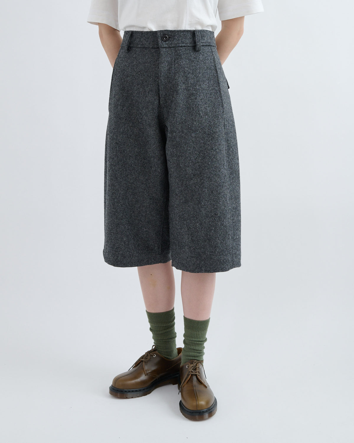 Mainichi Shorts Wool - Dark Grey