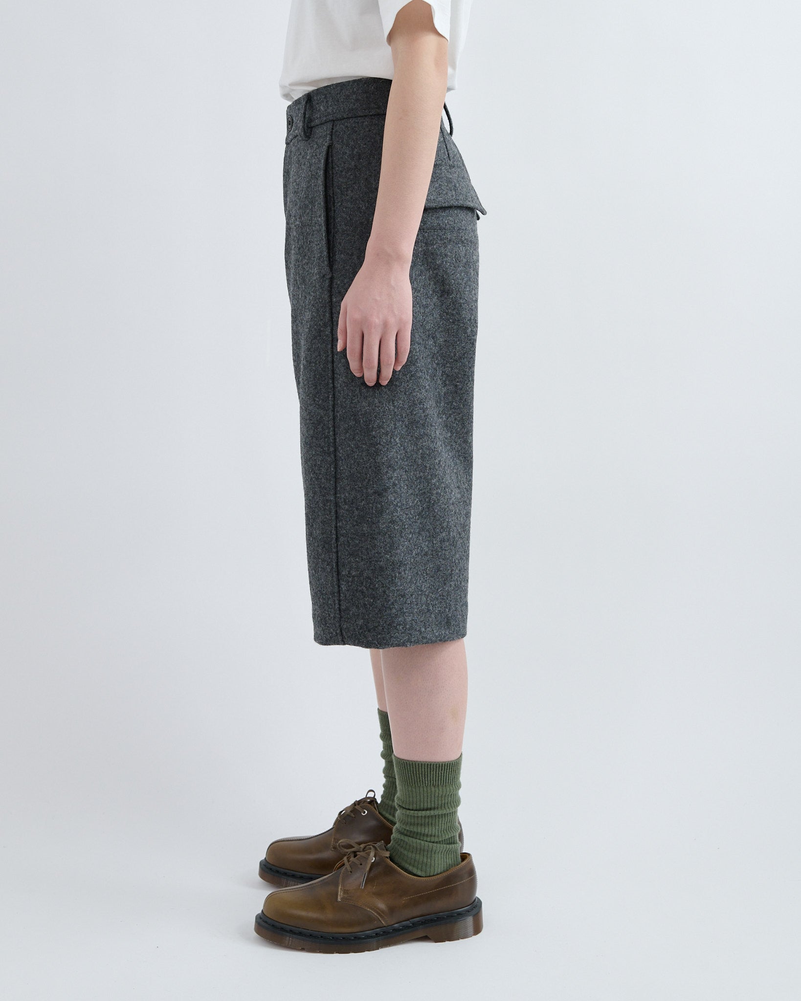 Mainichi Shorts Wool - Dark Grey