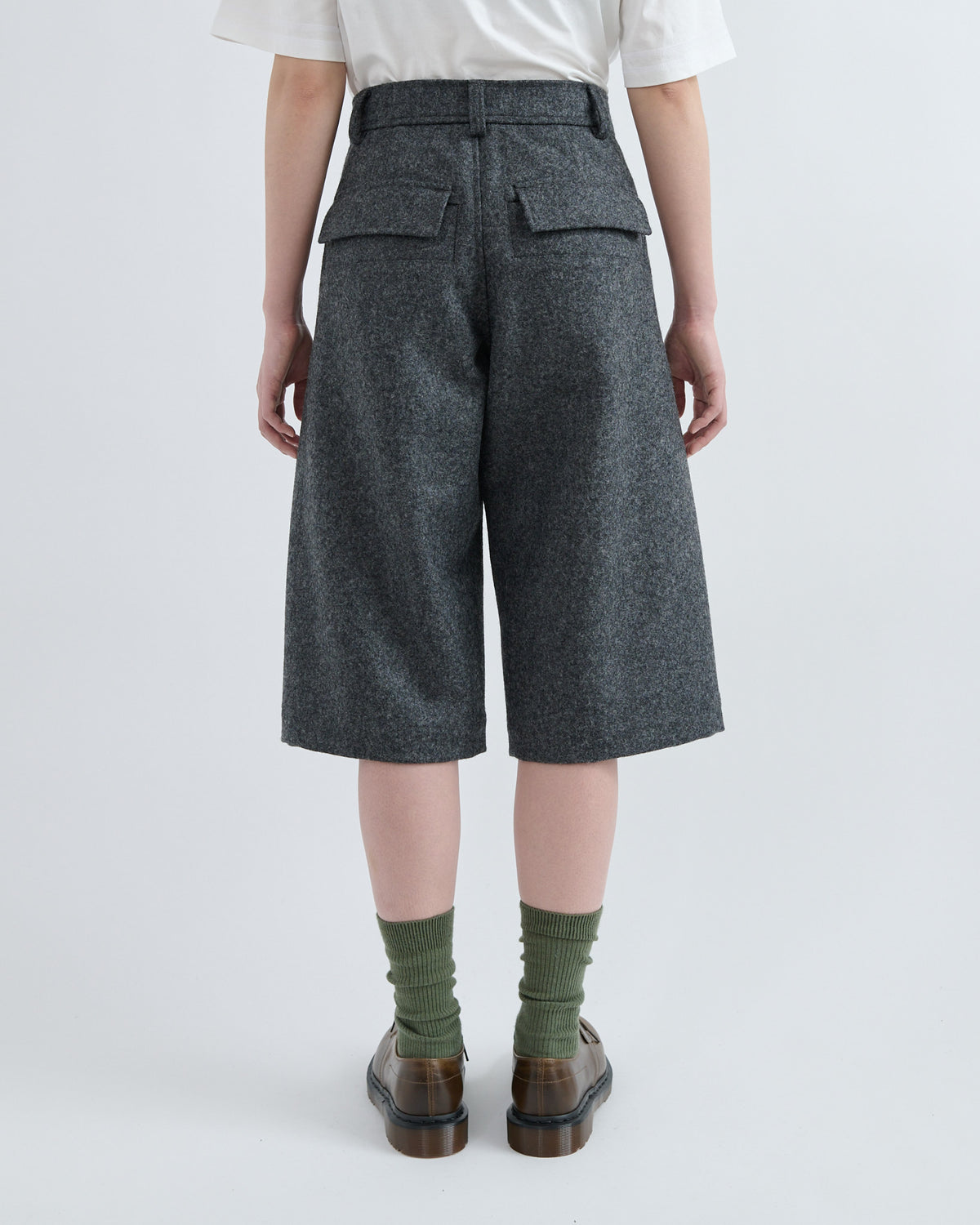 Mainichi Shorts Wool - Dark Grey