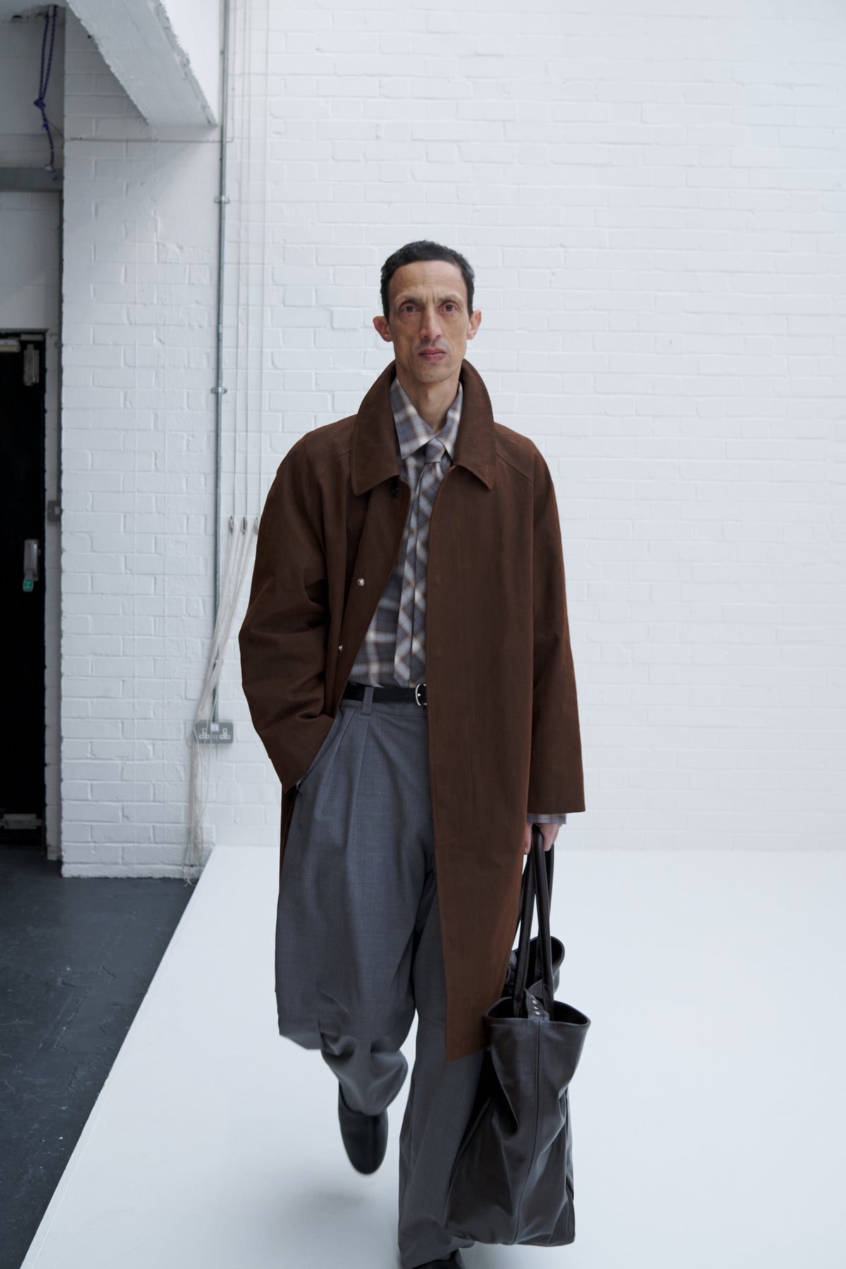 Westminster Overcoat - Bark Brown