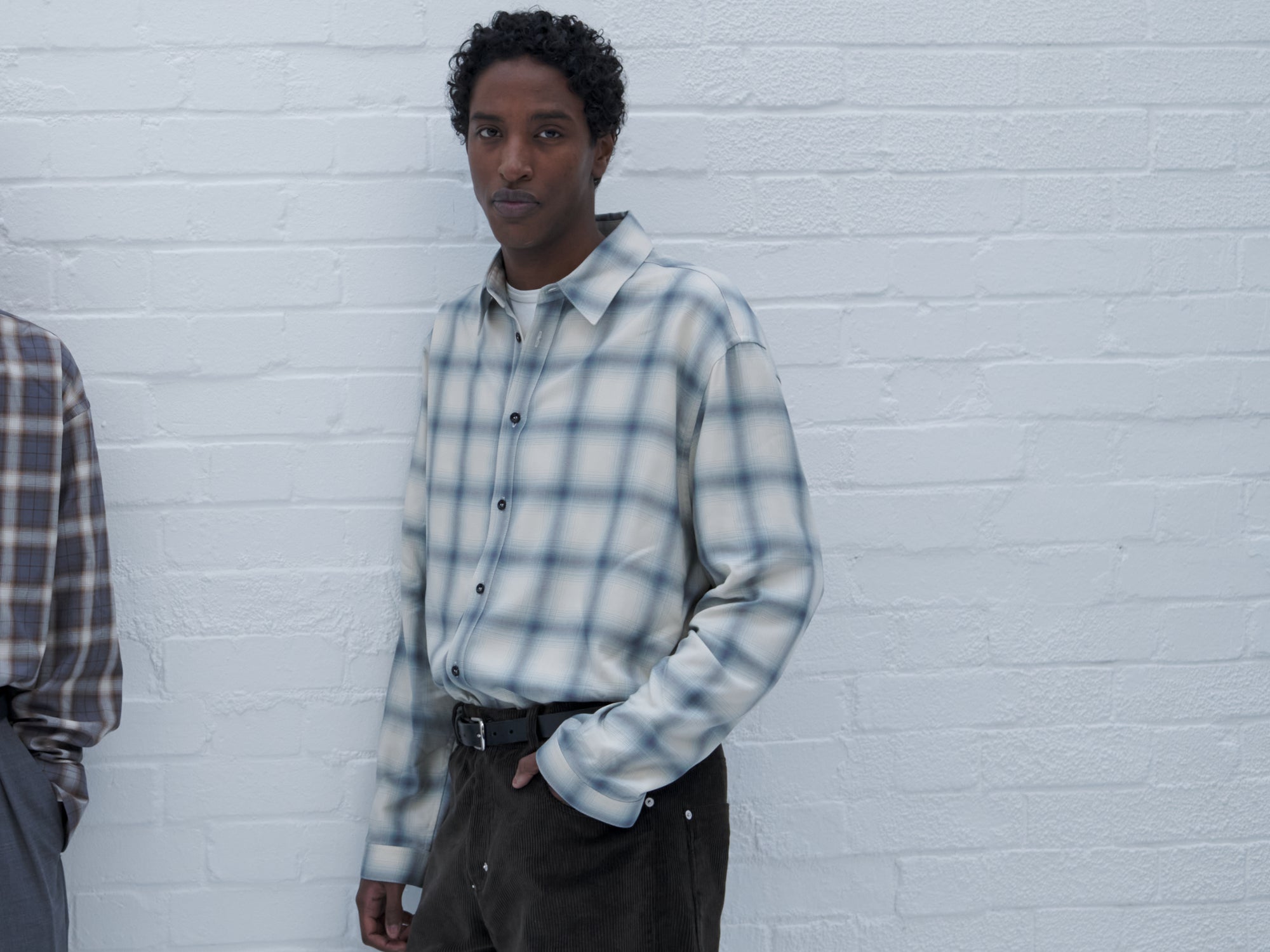 Strano Shirt - Blue/Ivory Check