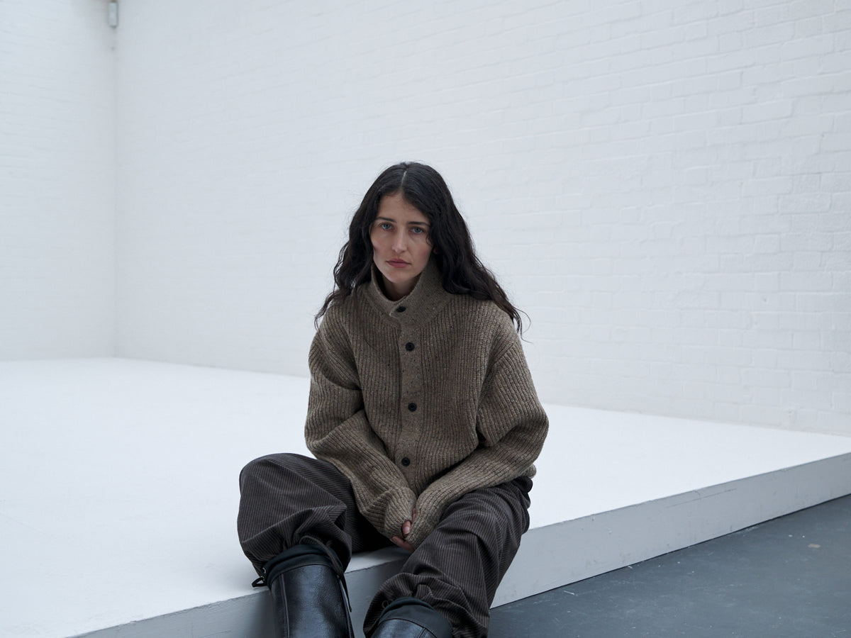 Siesta Trouser - Brown/Navy Stripe