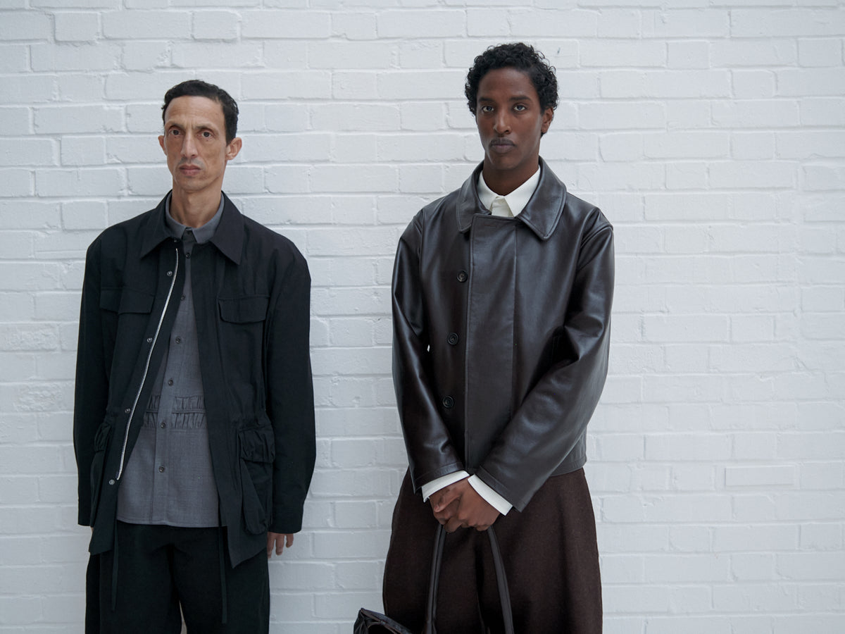 Fold Blouson - Dark Brown