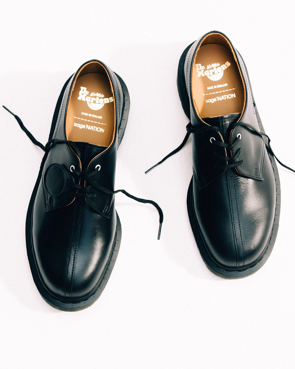 Sage Nation + Dr martens 1461 Black