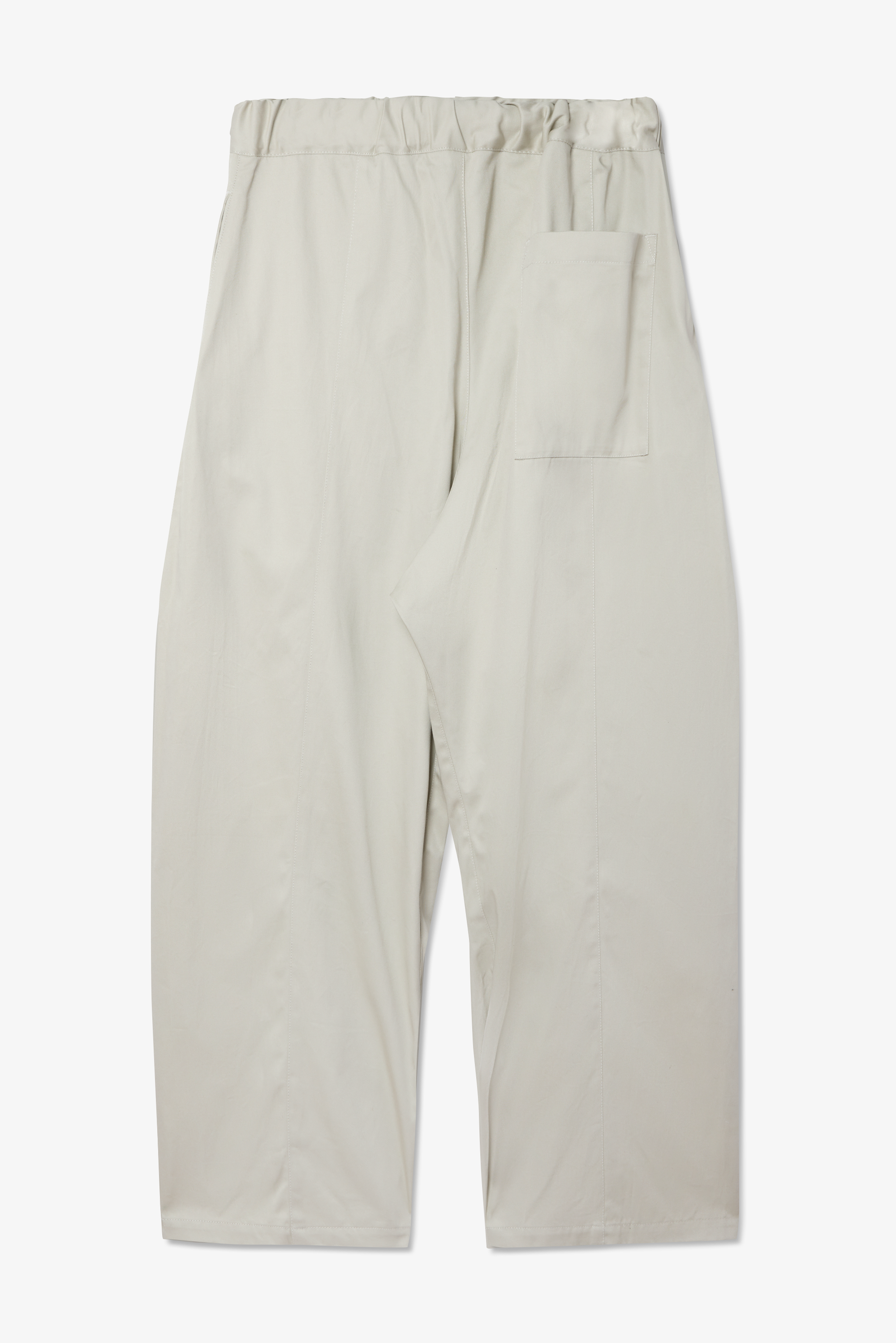Box Pleat Trouser - Ivory
