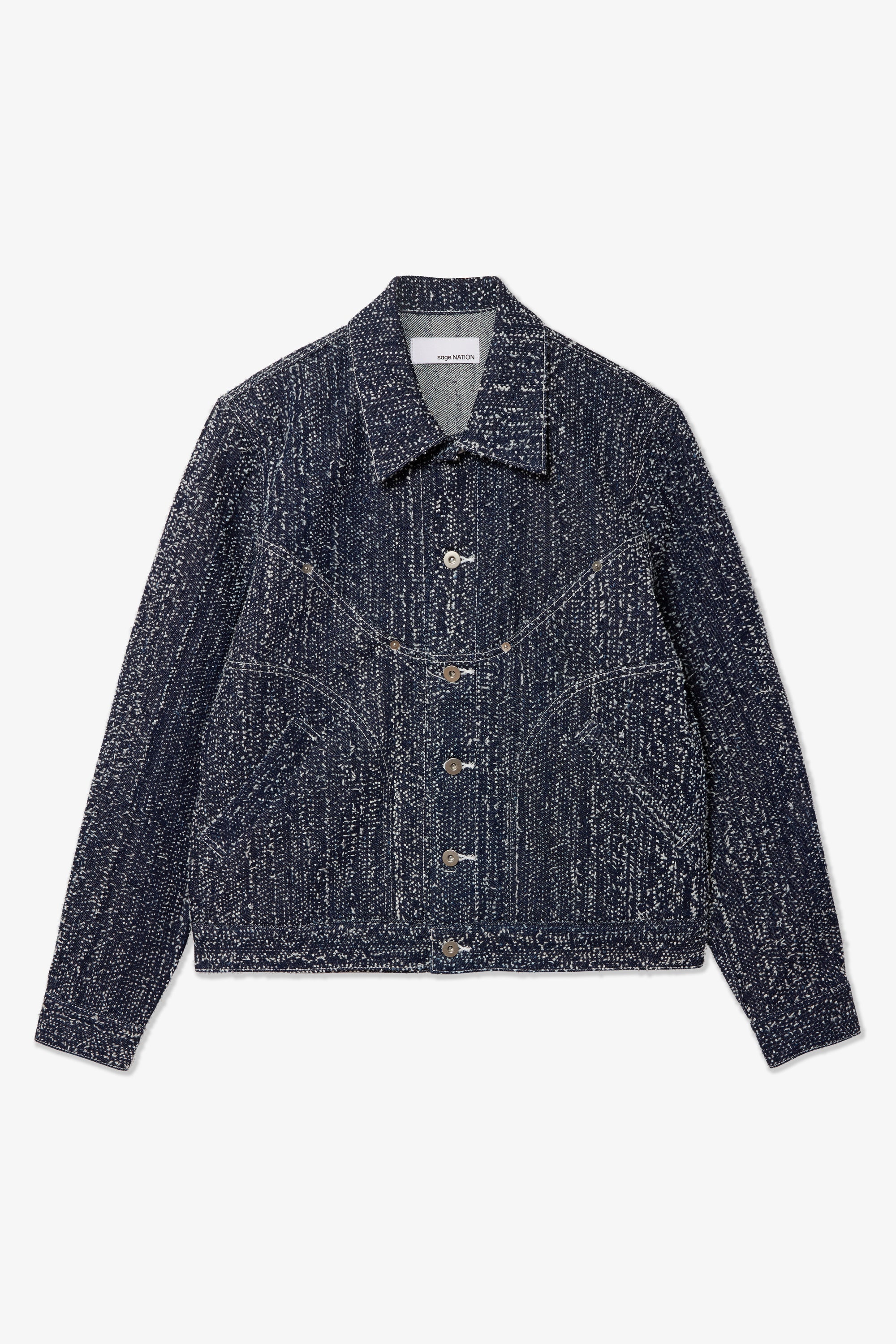 Denim Jiji Jacket - Indigo Snow Nep