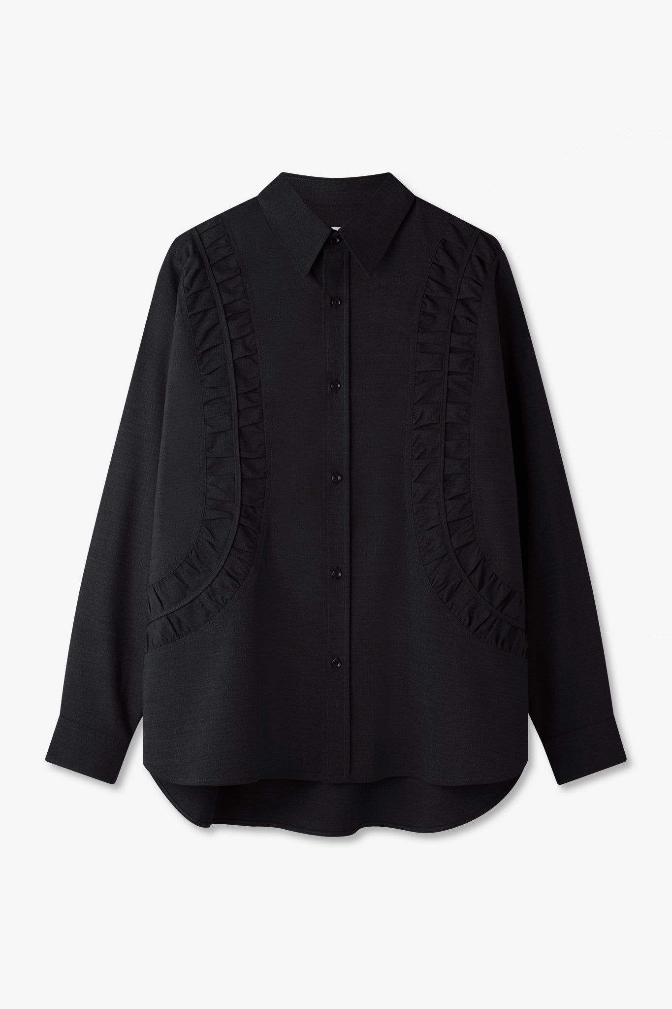 Fossil LS Shirt - Charcoal