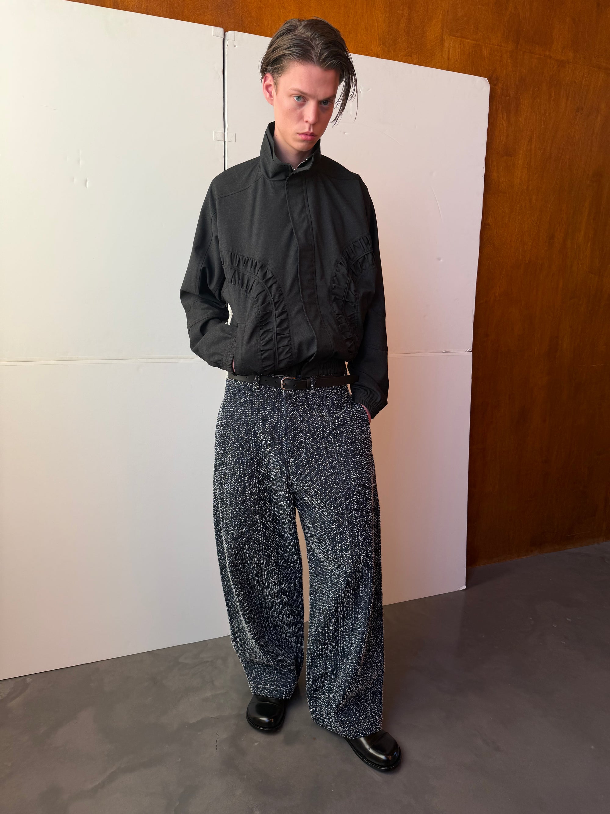 Welt Trouser Denim - Indigo Snow Nep