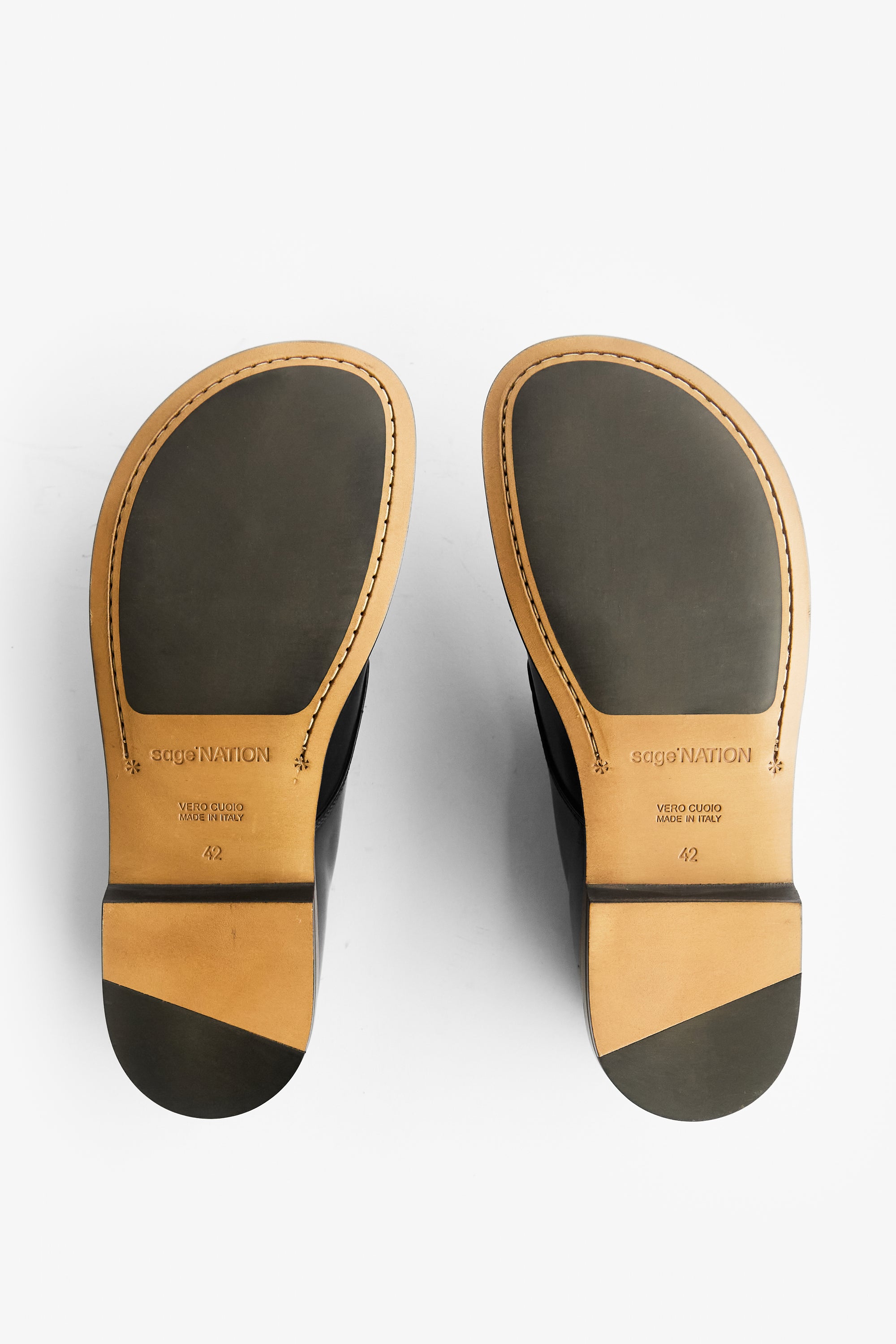 Gemstone 001, Leather Derby Shoes - Black
