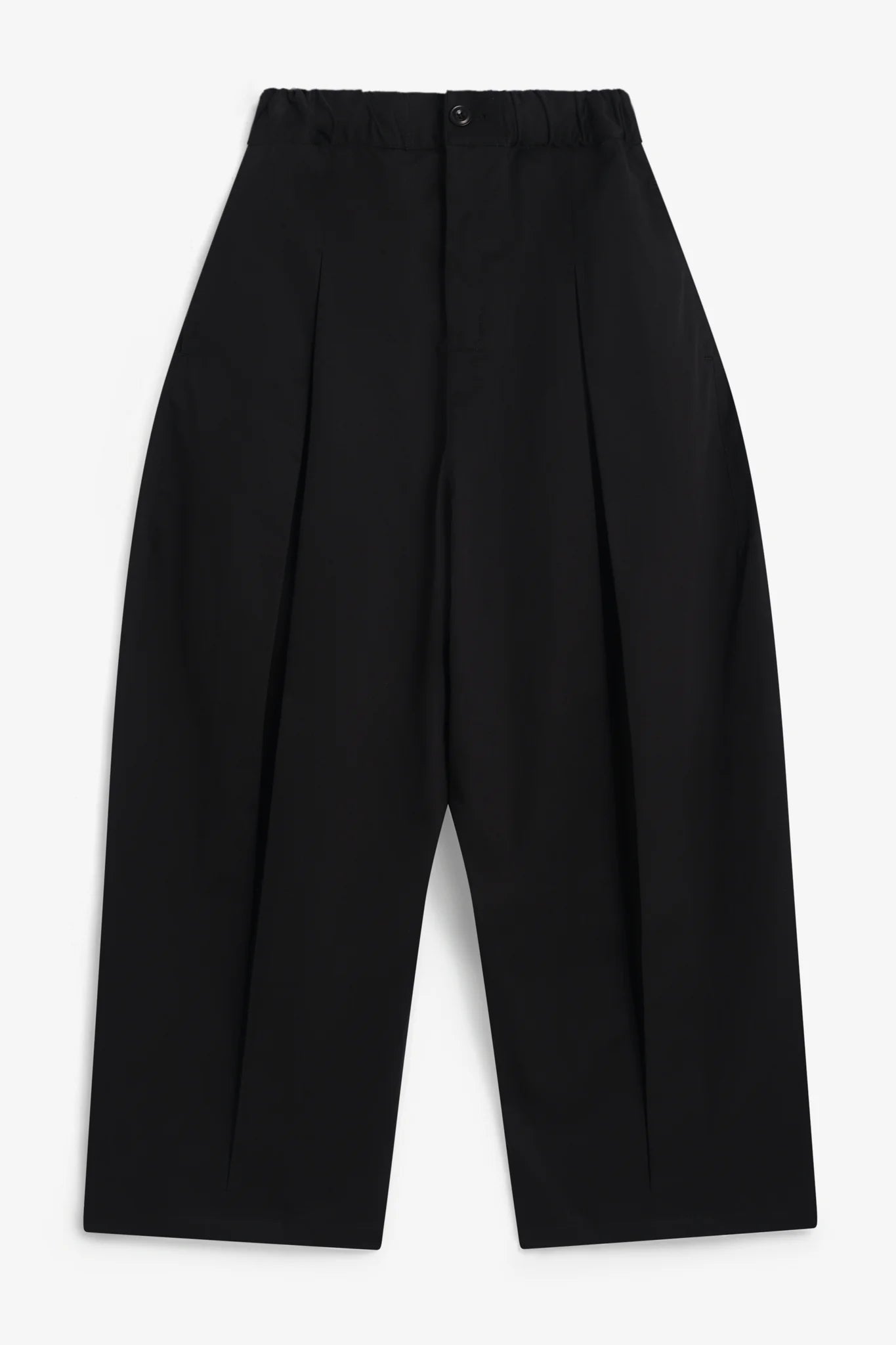 Box Pleat Trouser - Black