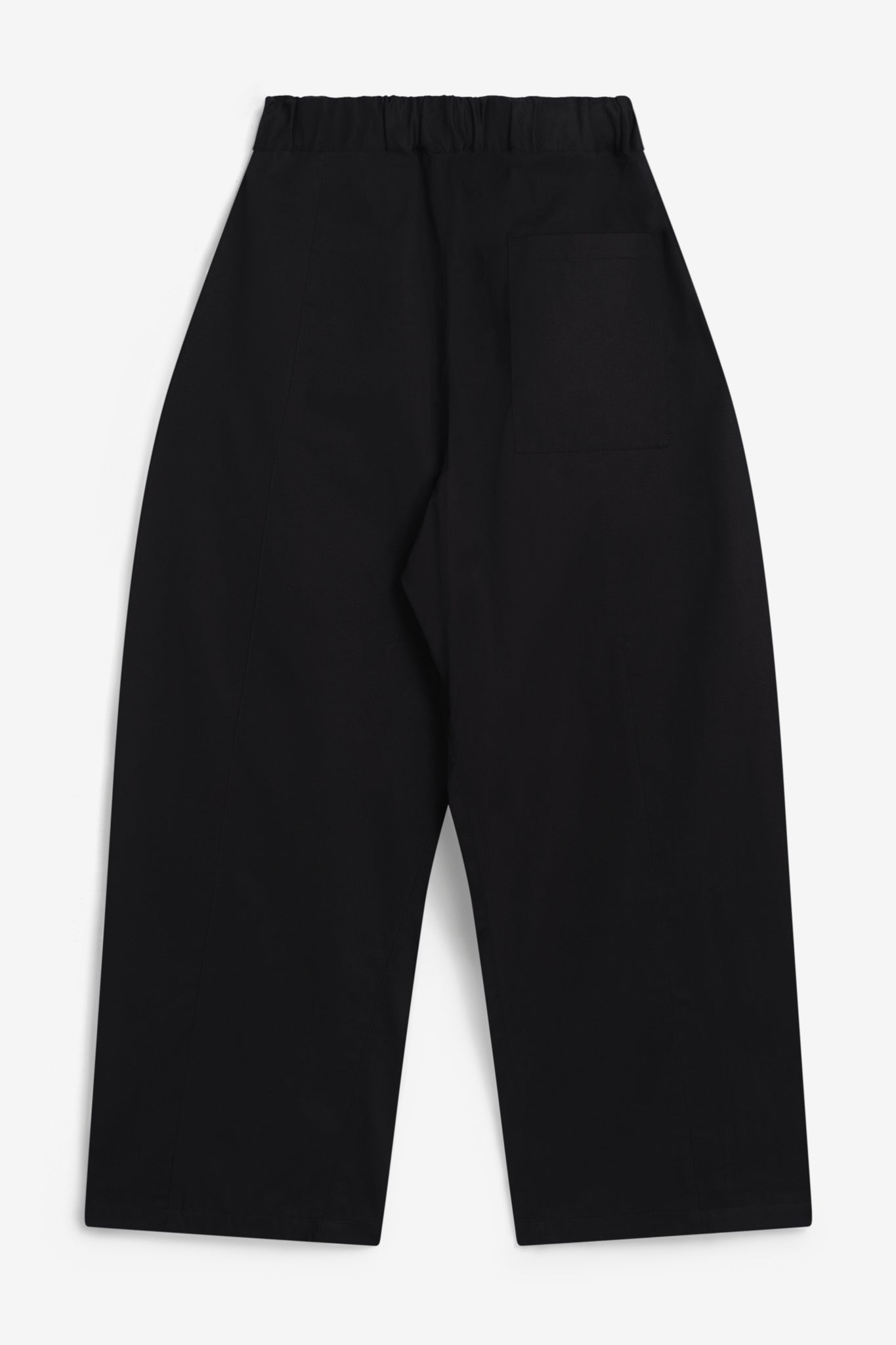 Box Pleat Trouser - Black