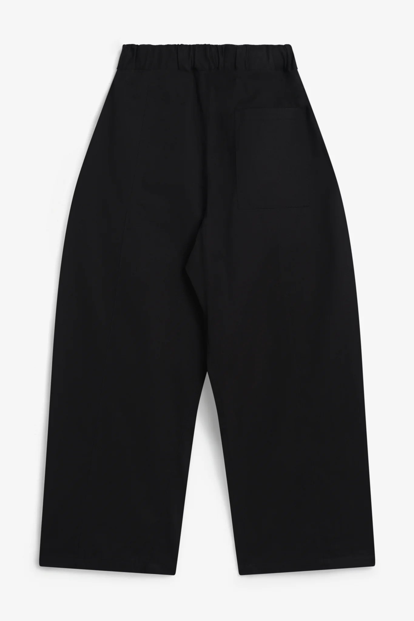 Box Pleat Trouser - Black