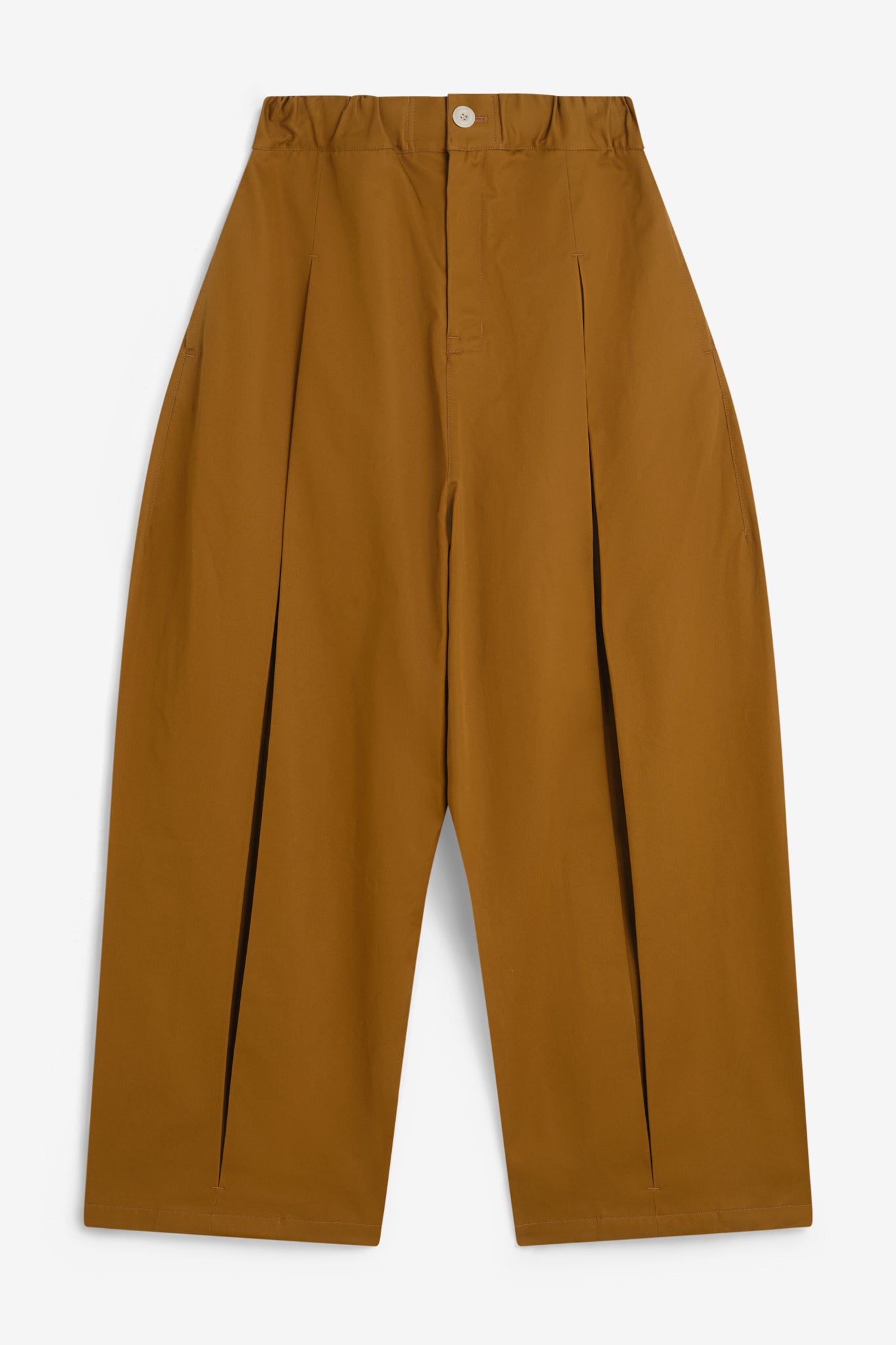 Box Pleat Trouser - Cinnamon