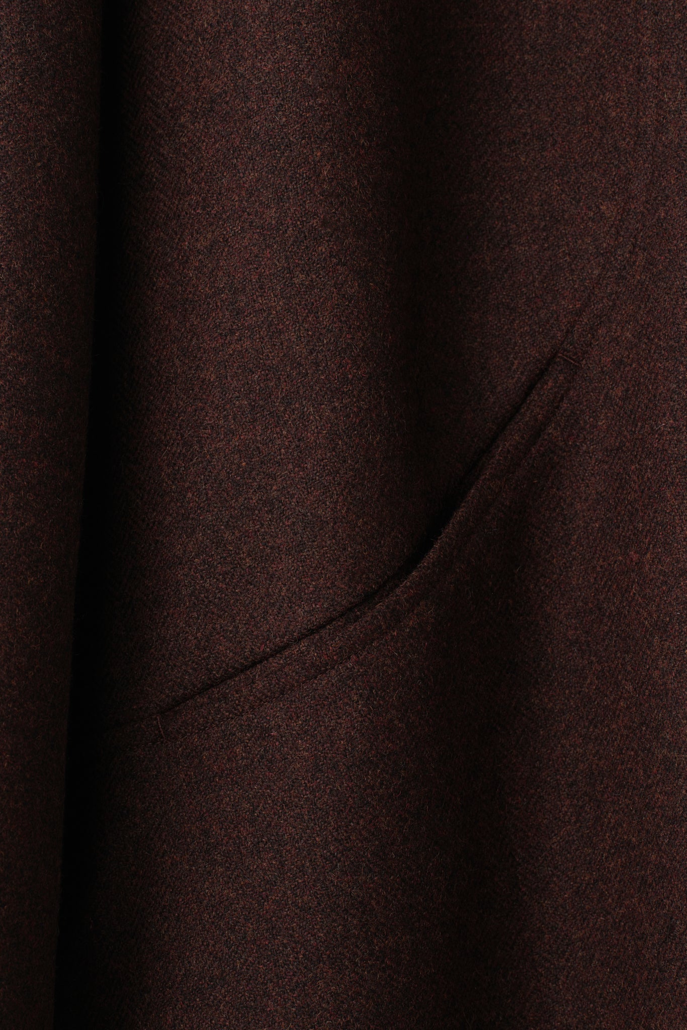 Takeshi Coat - Mocha Herringbone