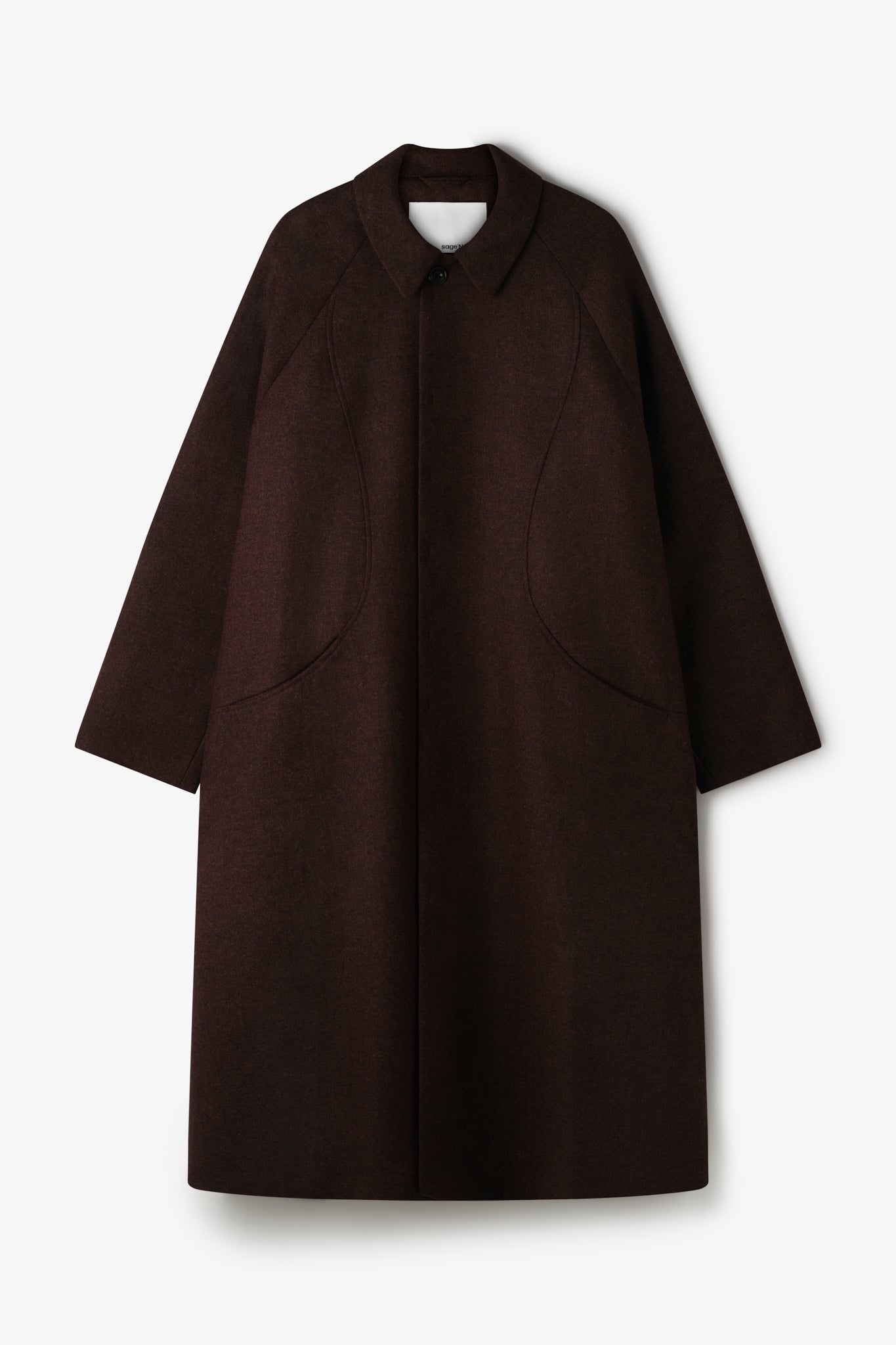 Takeshi Coat - Mocha Herringbone