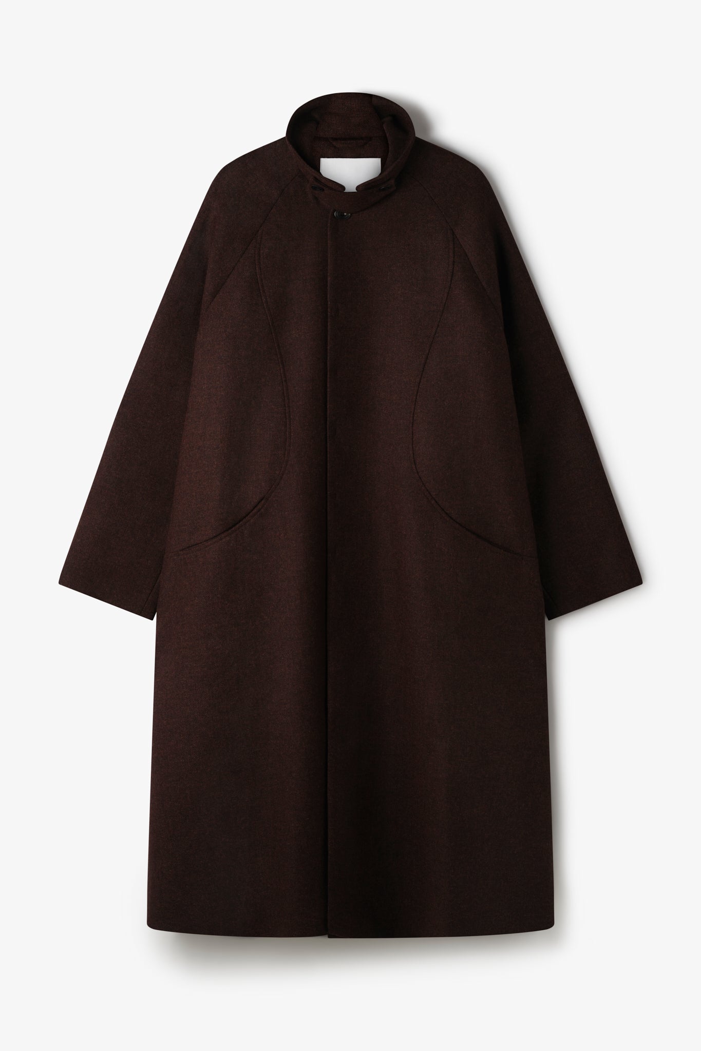 Takeshi Coat - Mocha Herringbone