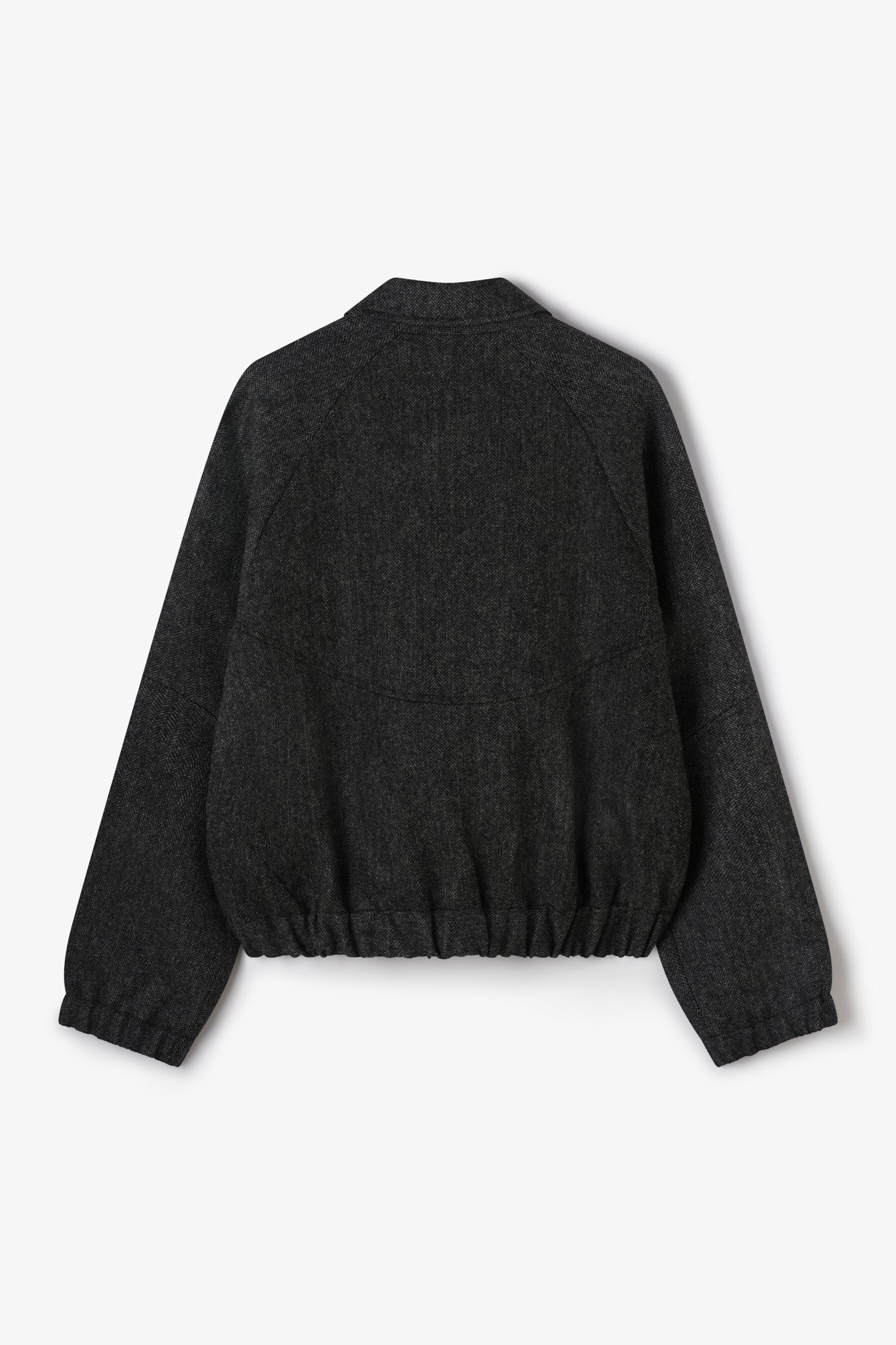 Jiji Jacket - Charcoal Herringbone