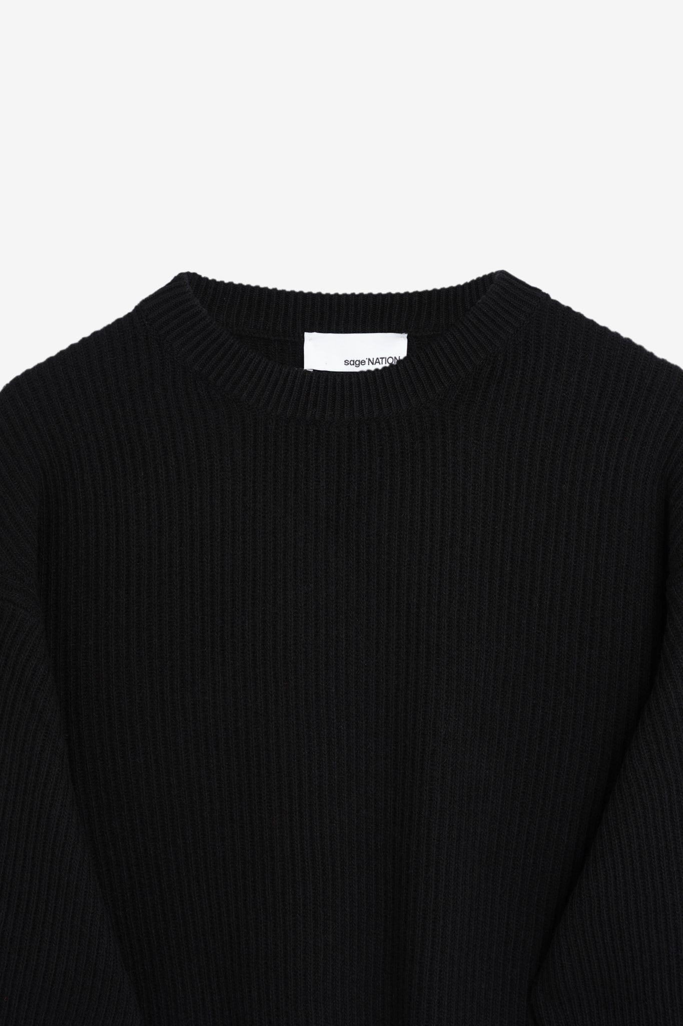 Sage Nation Men's Mackenzie Crew Knit in Yuzu SAGE NATION