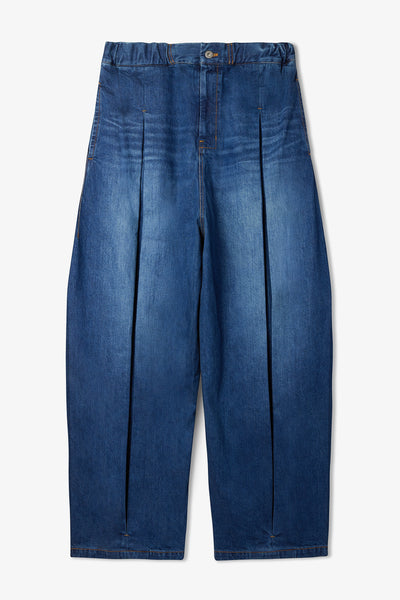 Box Pleat Trouser Denim - Indigo Wash – SAGE NATION