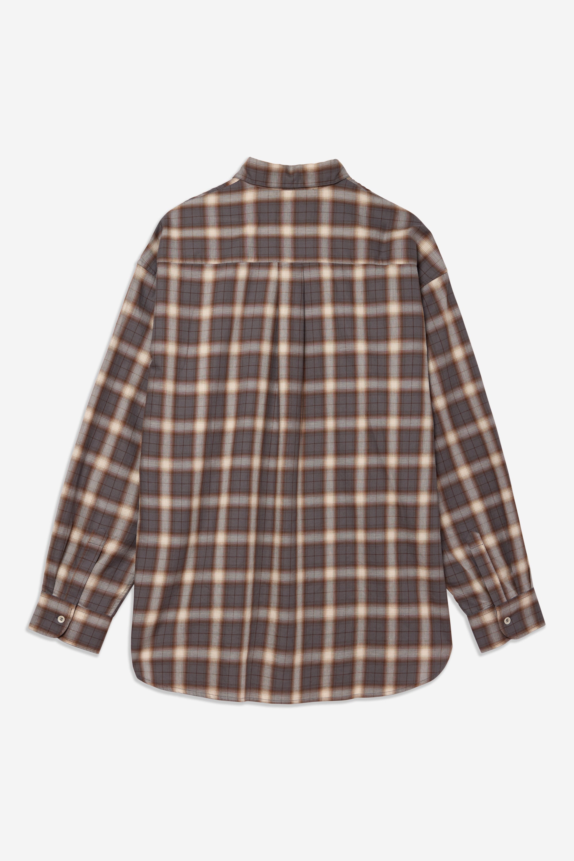 Chisholm Shirt - Ivory Espresso Check