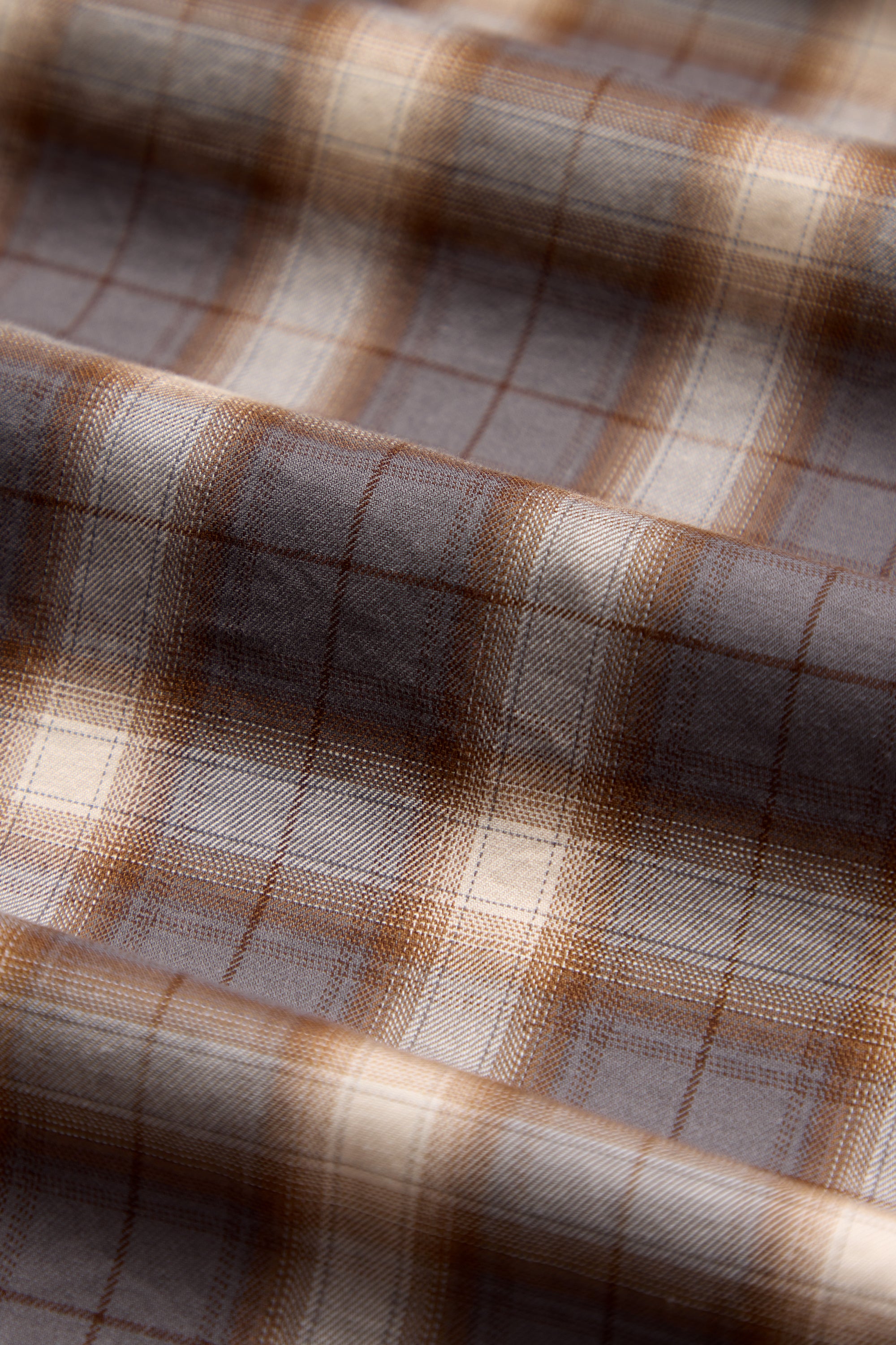 Chisholm Shirt - Ivory Espresso Check