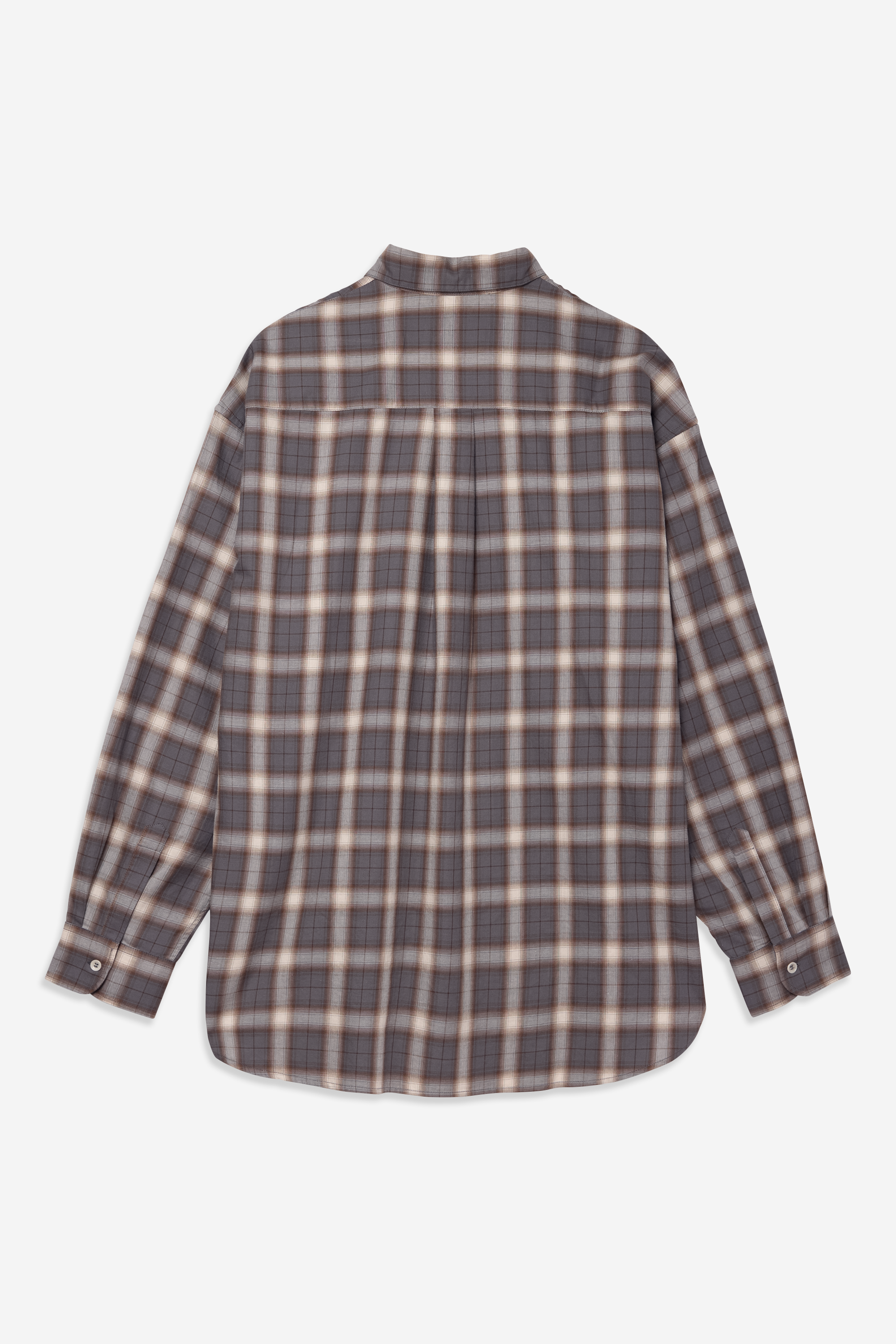 Chisholm Shirt - Ivory Espresso Check