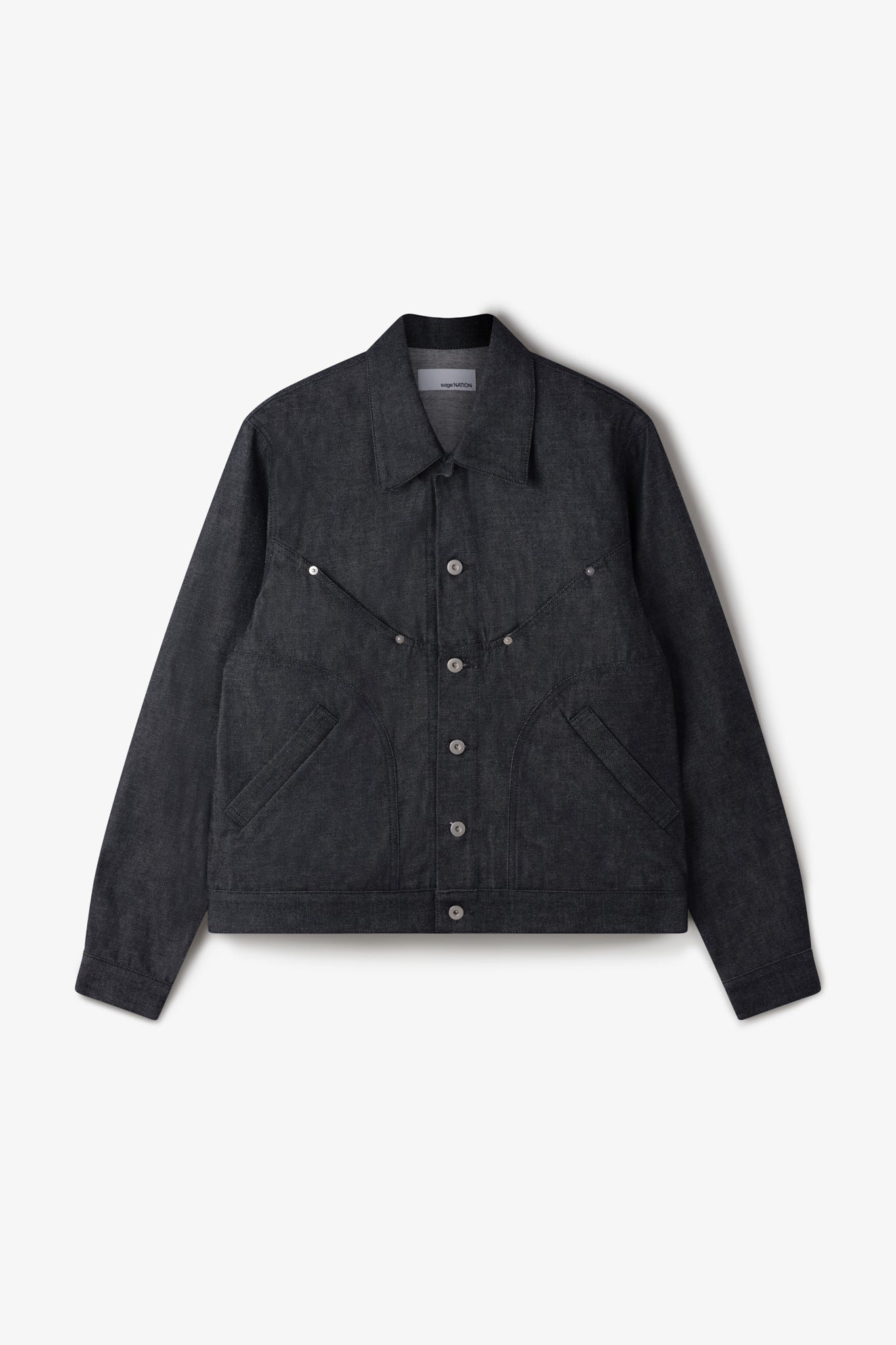 Jiji Jacket Denim - Raw Black