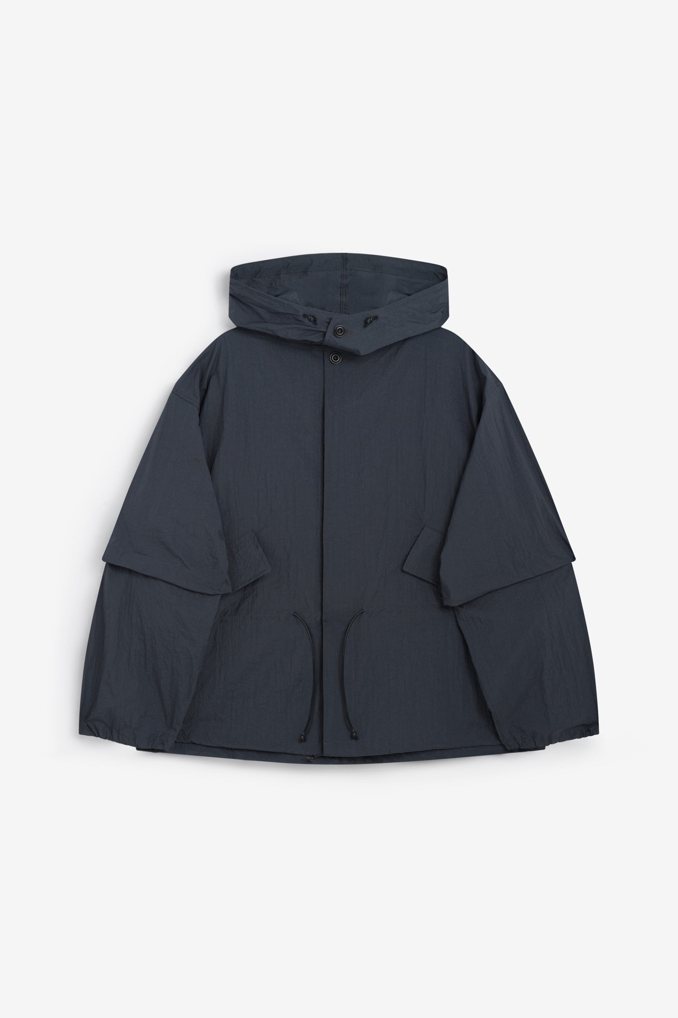 SHORT PARKA - SLATE GREY