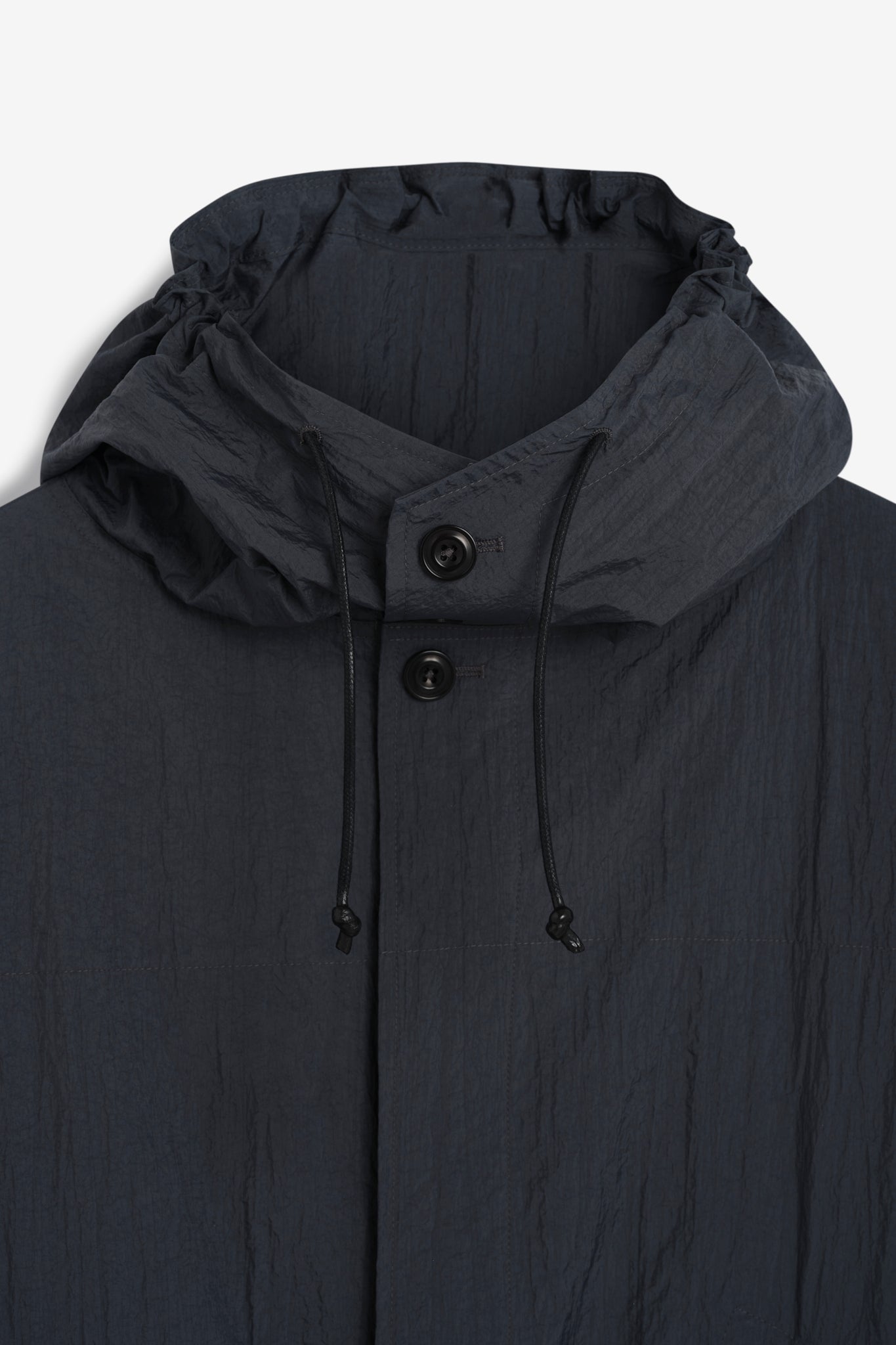 SHORT PARKA - SLATE GREY