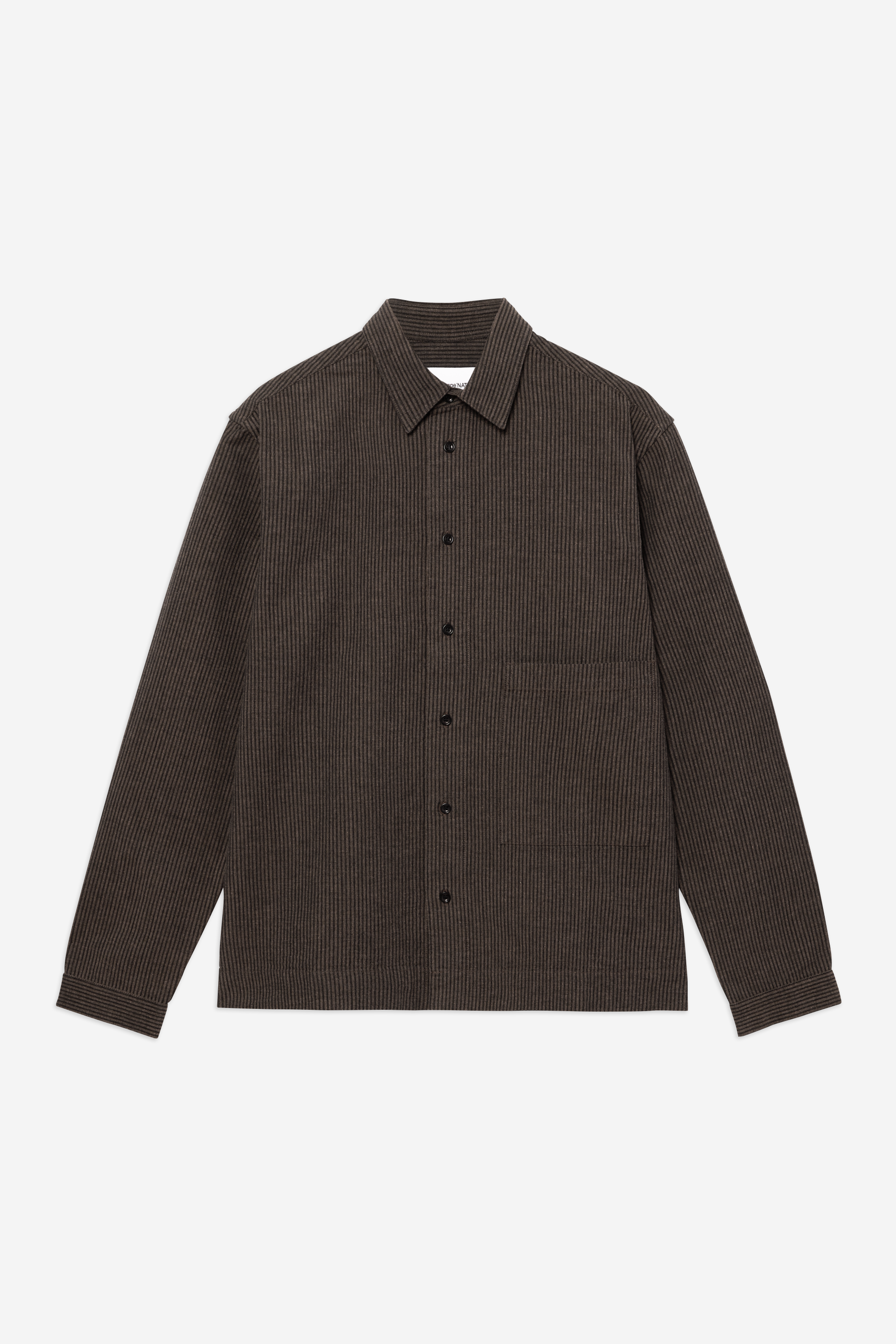 Natal Shirt - Brown/Navy Stripe