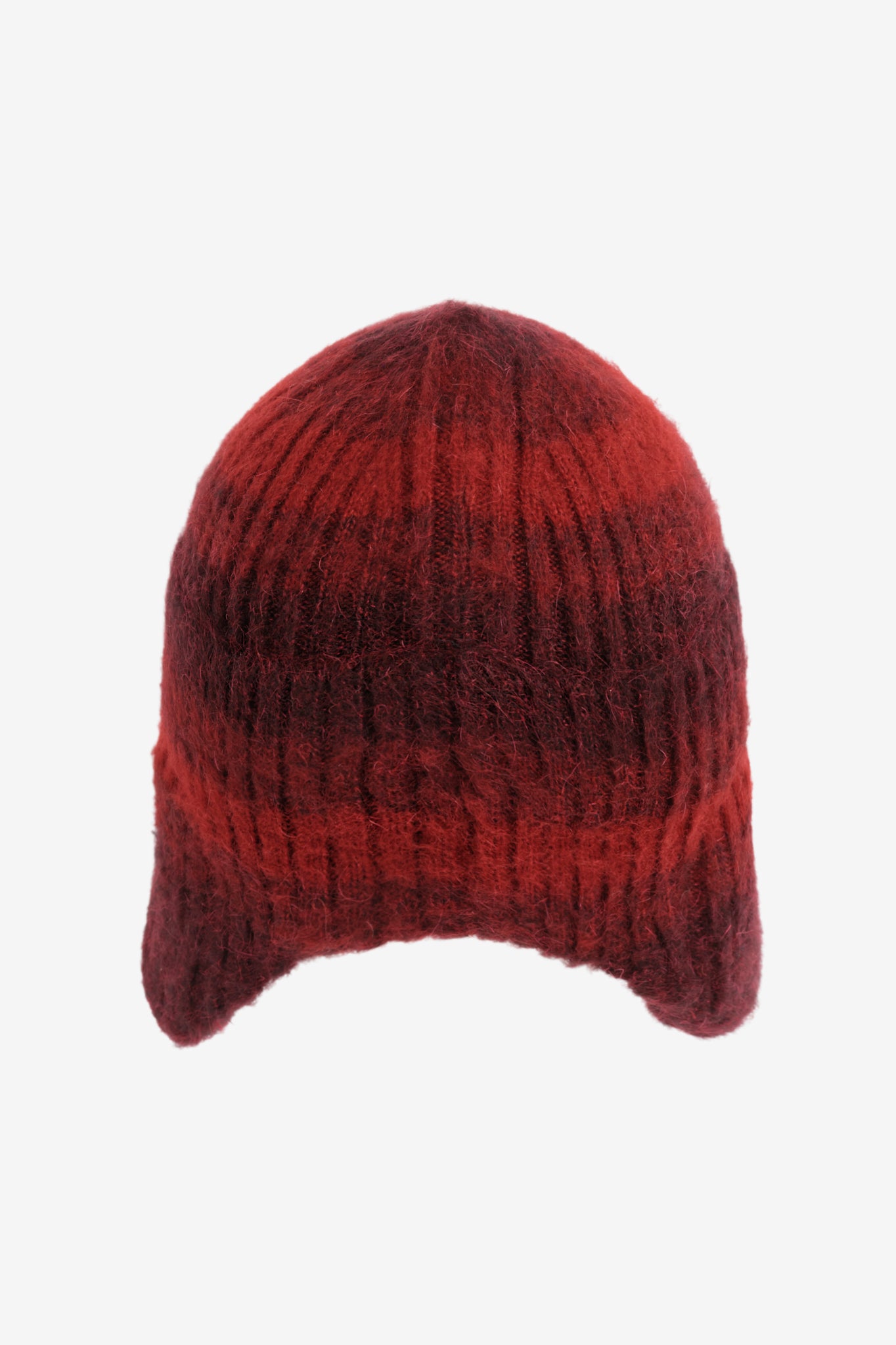 Flap Beanie - Burgundy