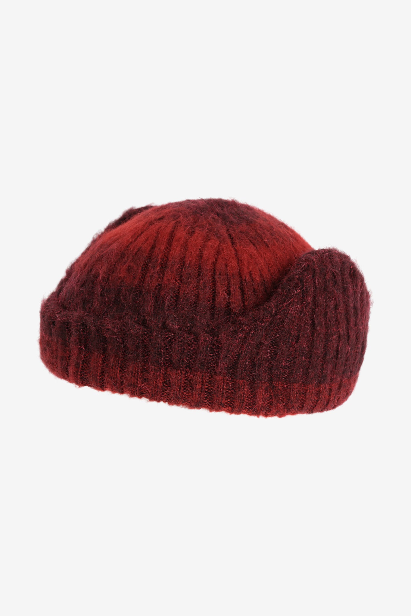 Flap Beanie - Burgundy