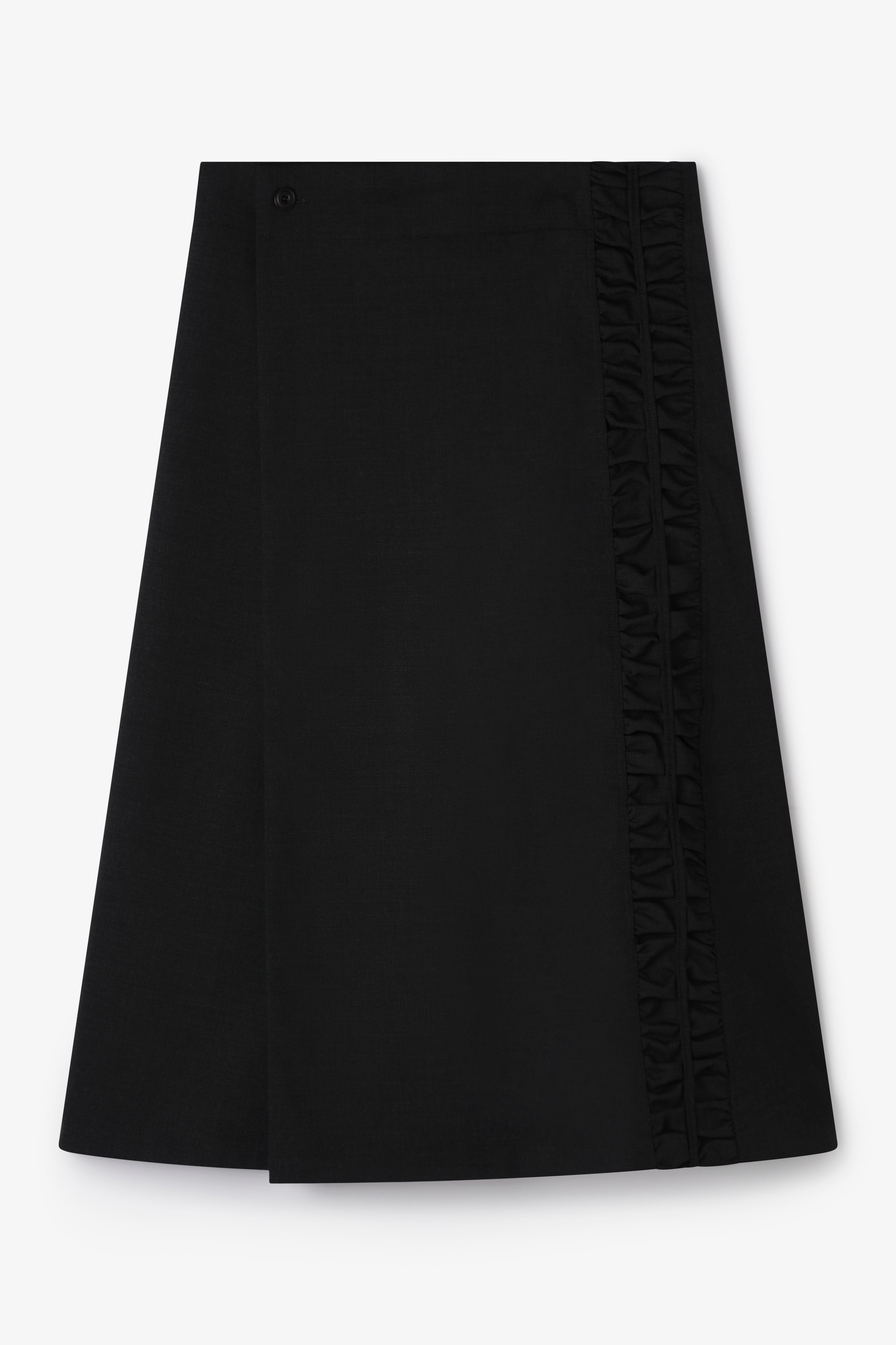 Fossil Wrap Skirt - Charcoal