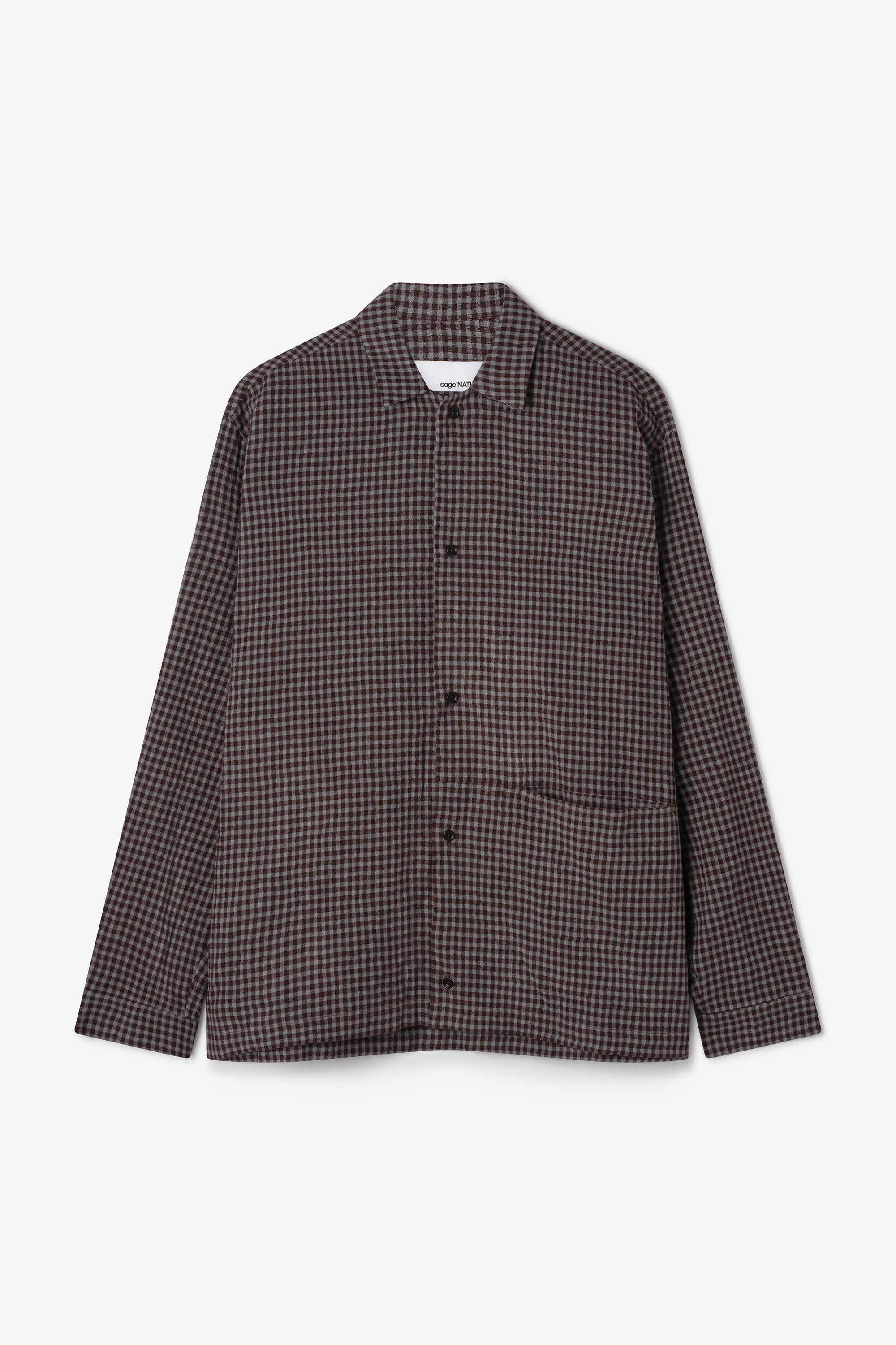 Siesta Shirt - Mint Gingham Check