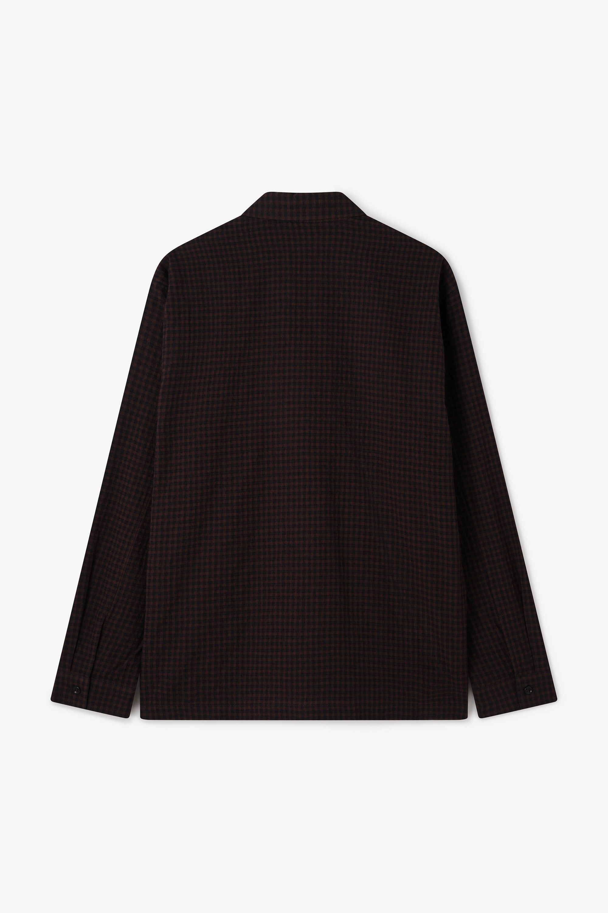Siesta Shirt - Mocha Gingham Check