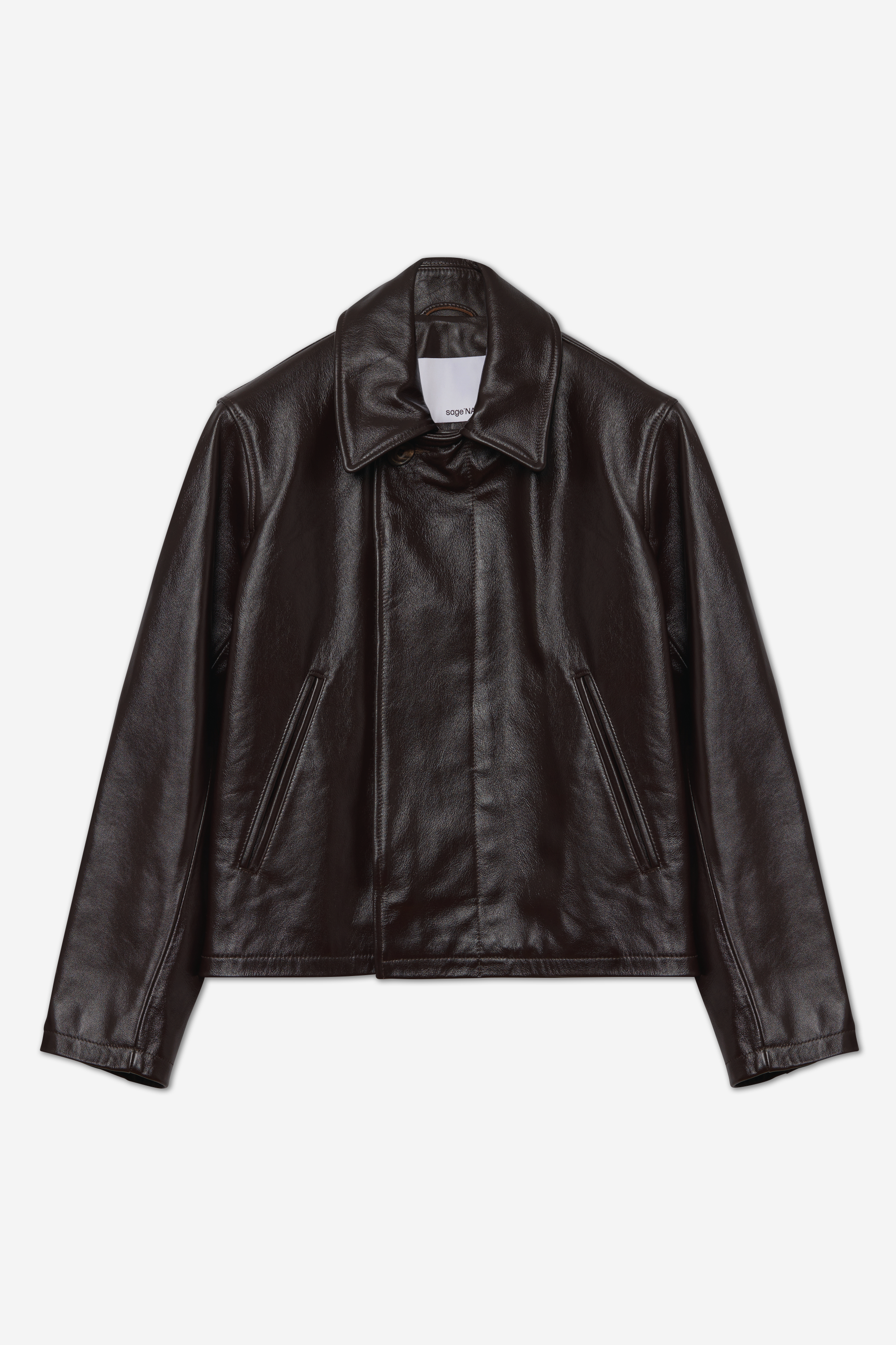 Fold Blouson - Dark Brown