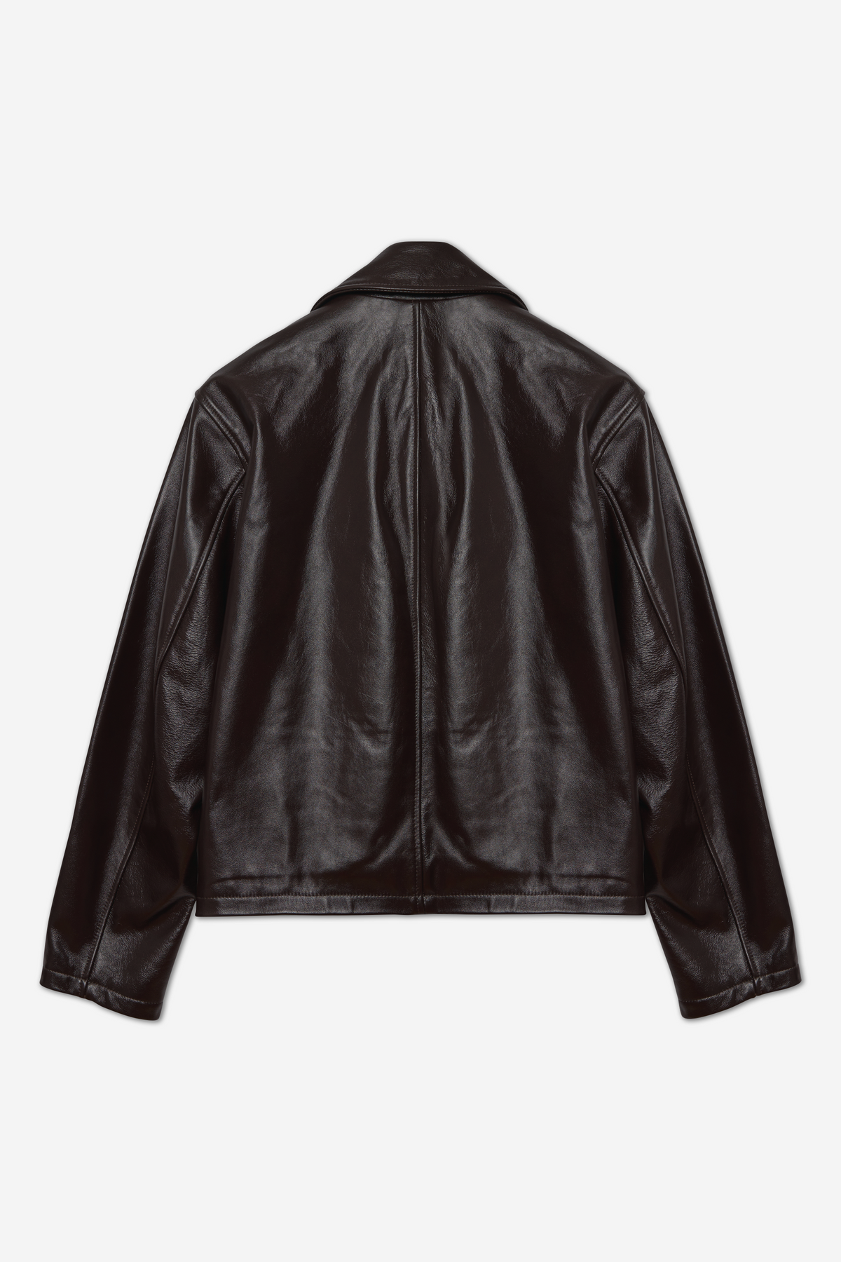 Fold Blouson - Dark Brown