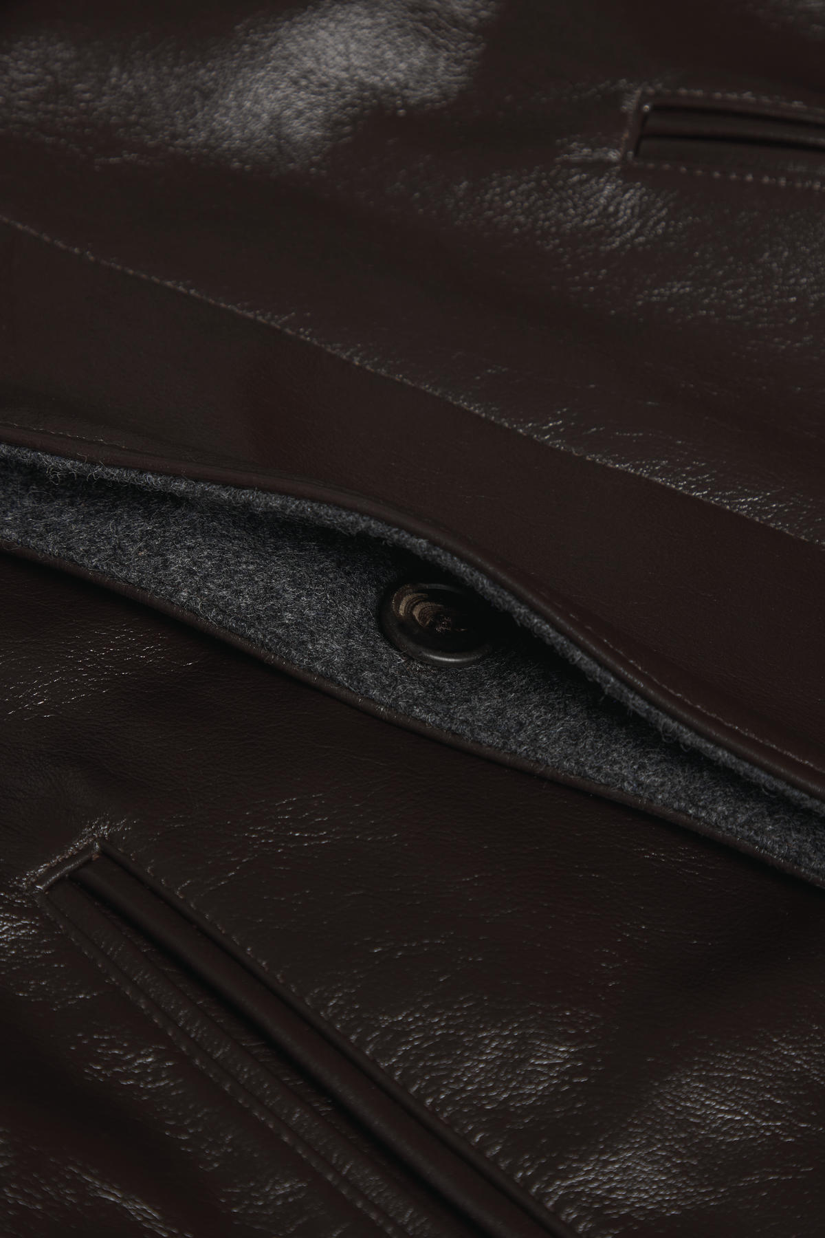 Fold Blouson - Dark Brown