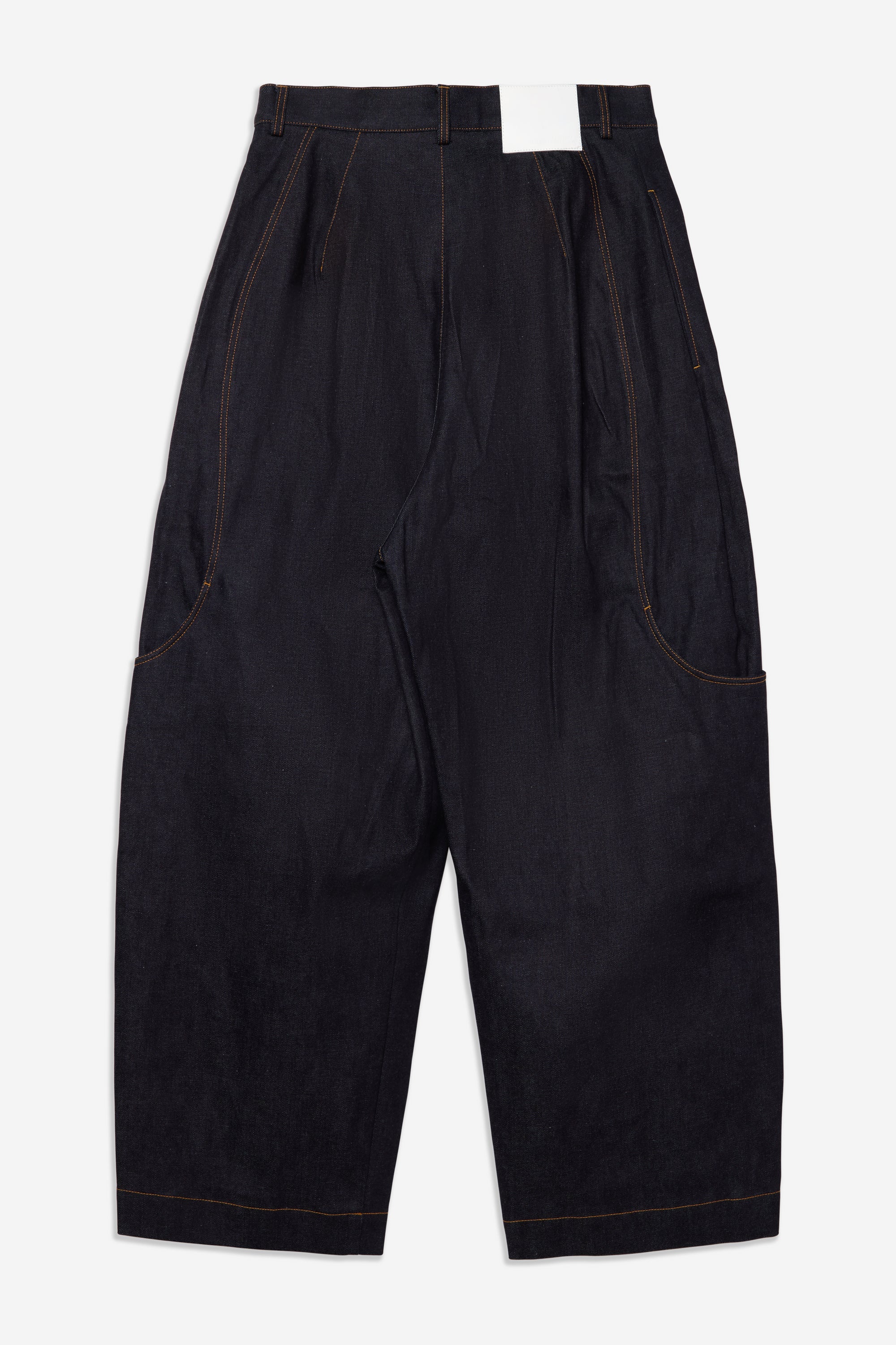 Malay Trouser Denim - Raw Indigo