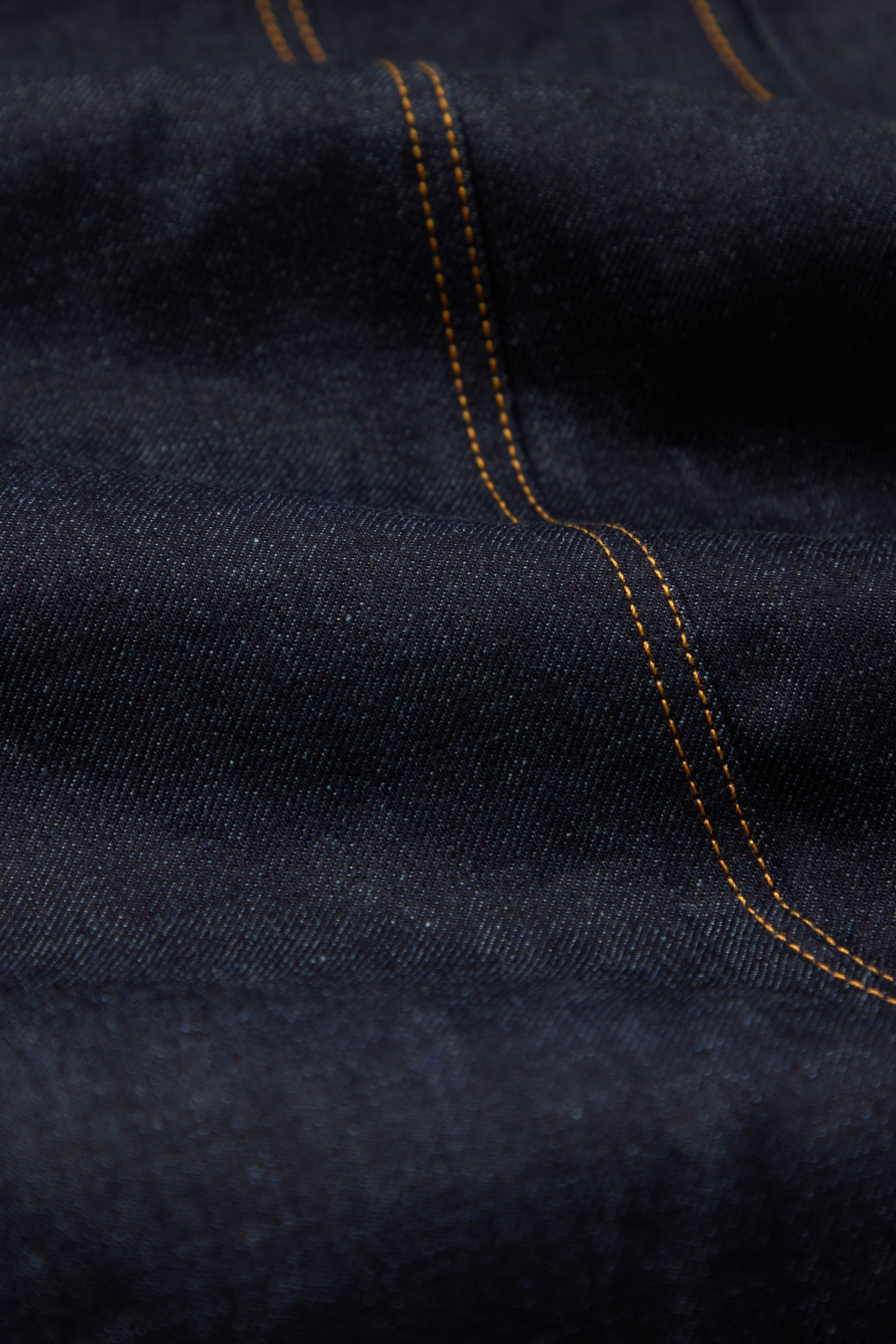 Malay Trouser Denim - Raw Indigo