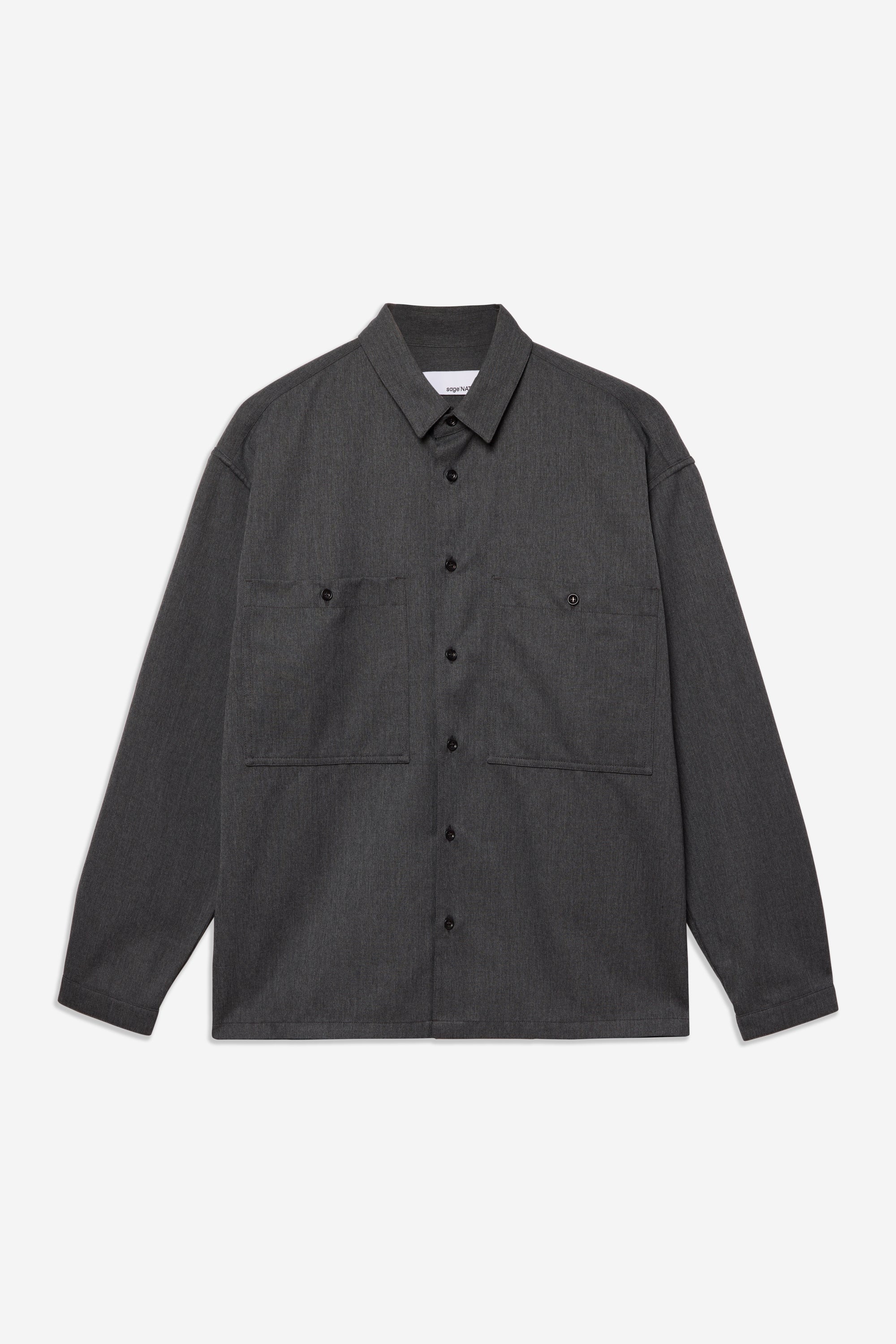 Grange Shirt - Mid Grey